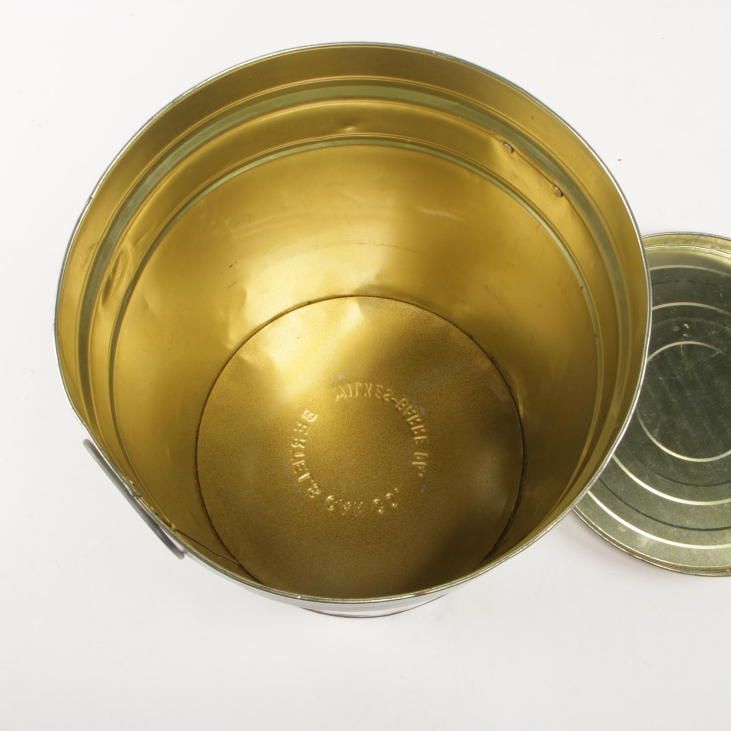 Grippo's Potato Chips 3 Lbs. Metal Can, Mid-20th Century