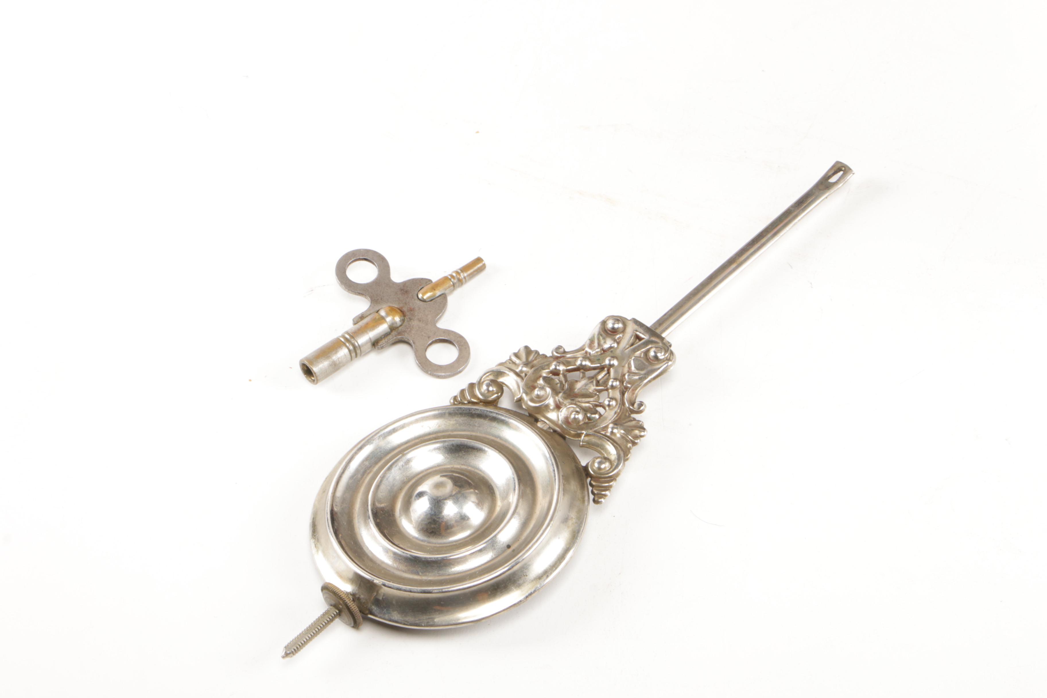 Ansonia Clock Co. "Aden" Eight-Day Walnut Mantel Clock, Late 19th/Early 20th C.