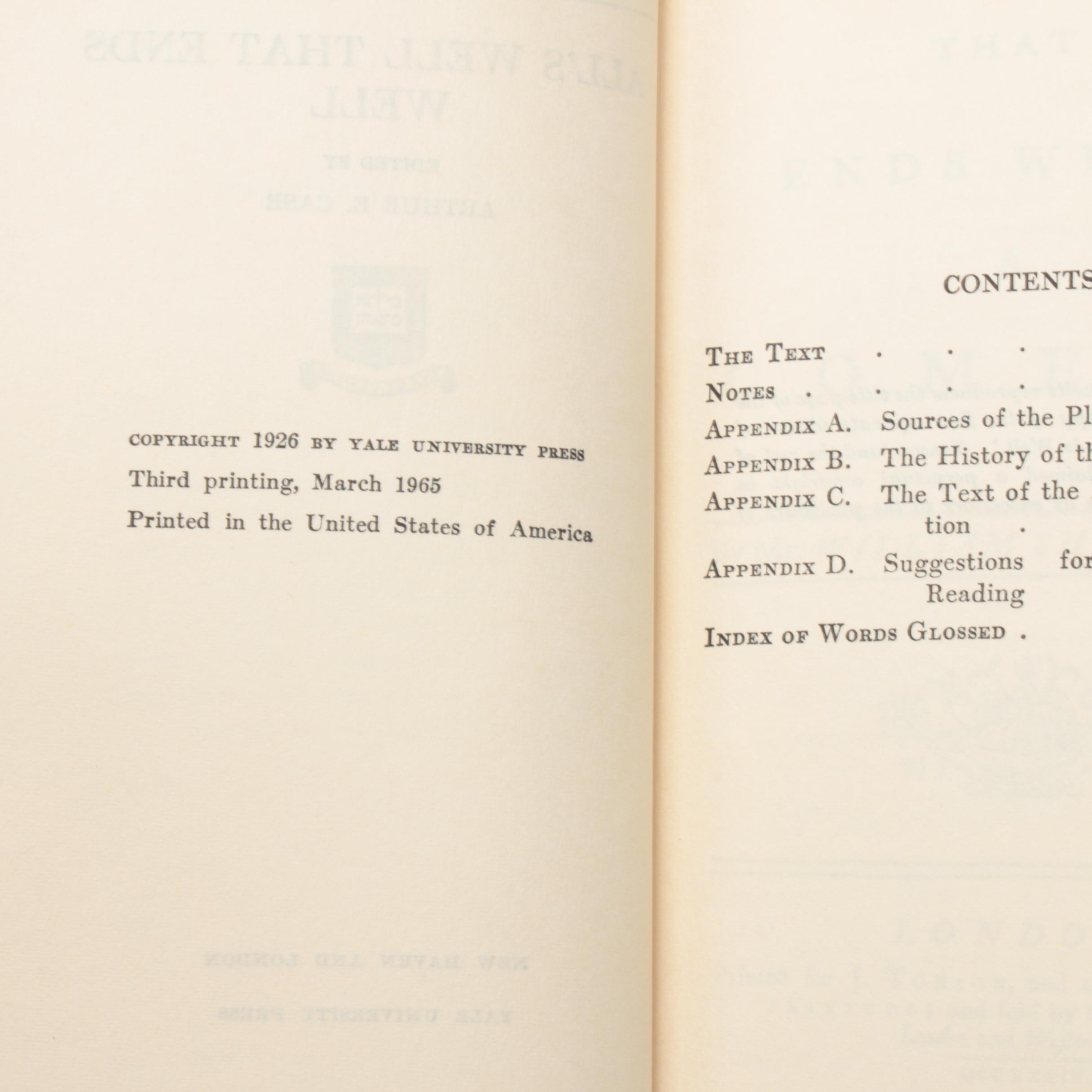 "The Yale Shakespeare" Forty-Volume Set, Mid 20th Century