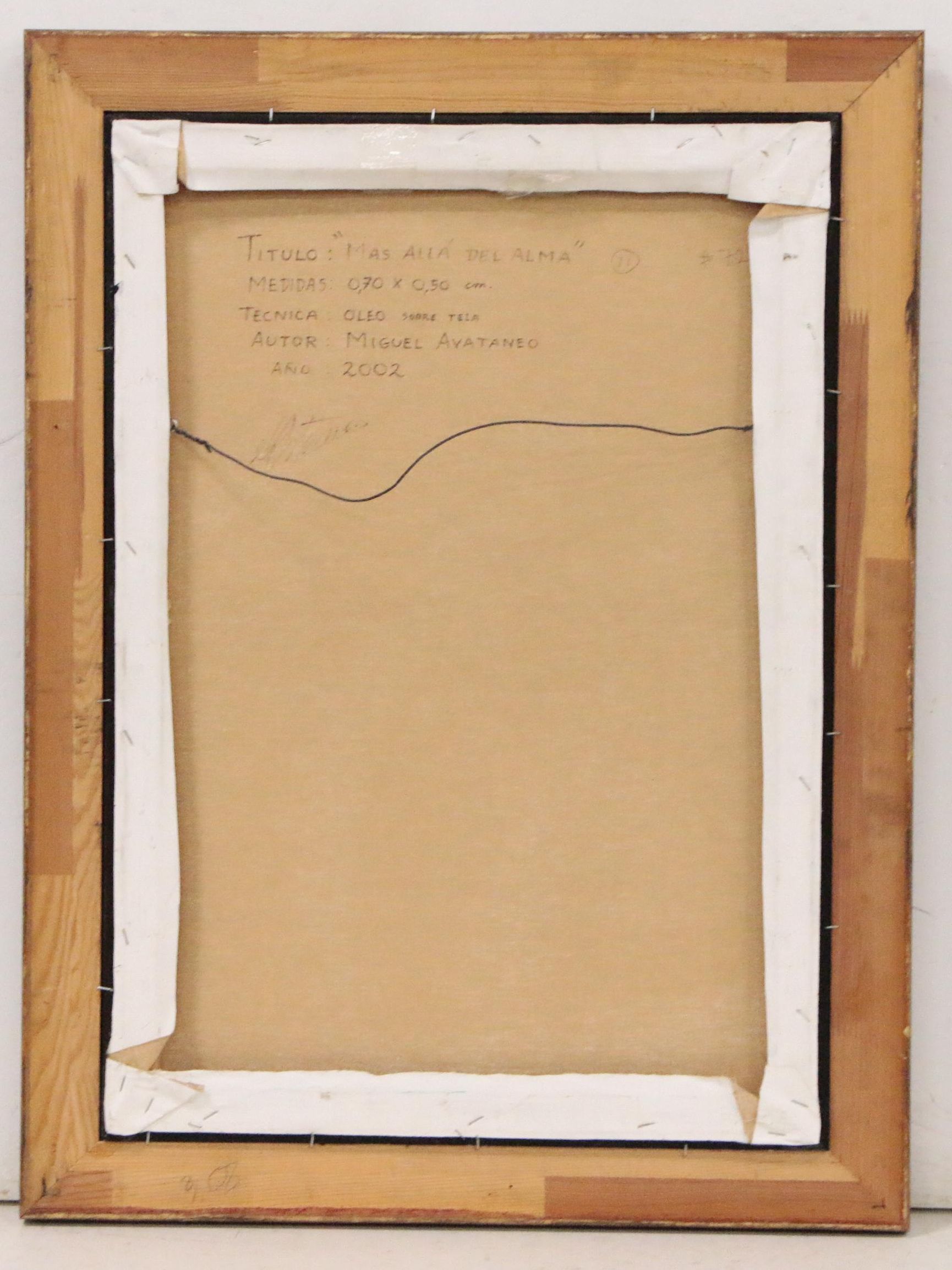 Miguel Avataneo Figural Oil Painting "Mas Allá del Alma", 2002