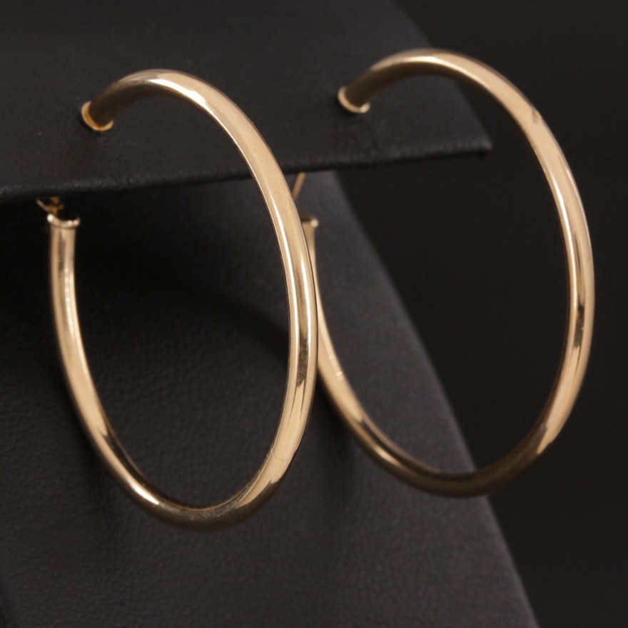 10K Hoop Earrings