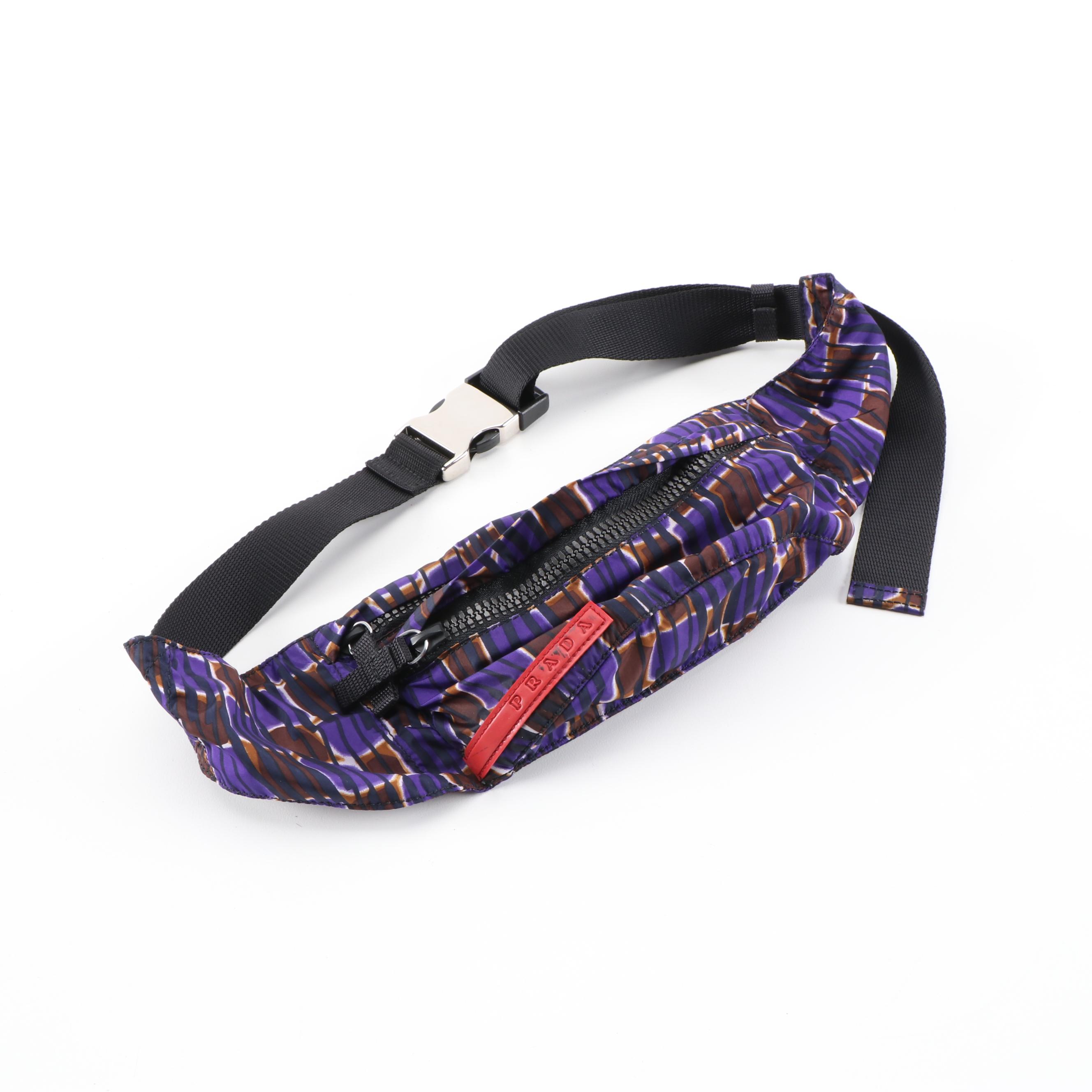 Prada Multicolor Nylon Piuma Belt Bag