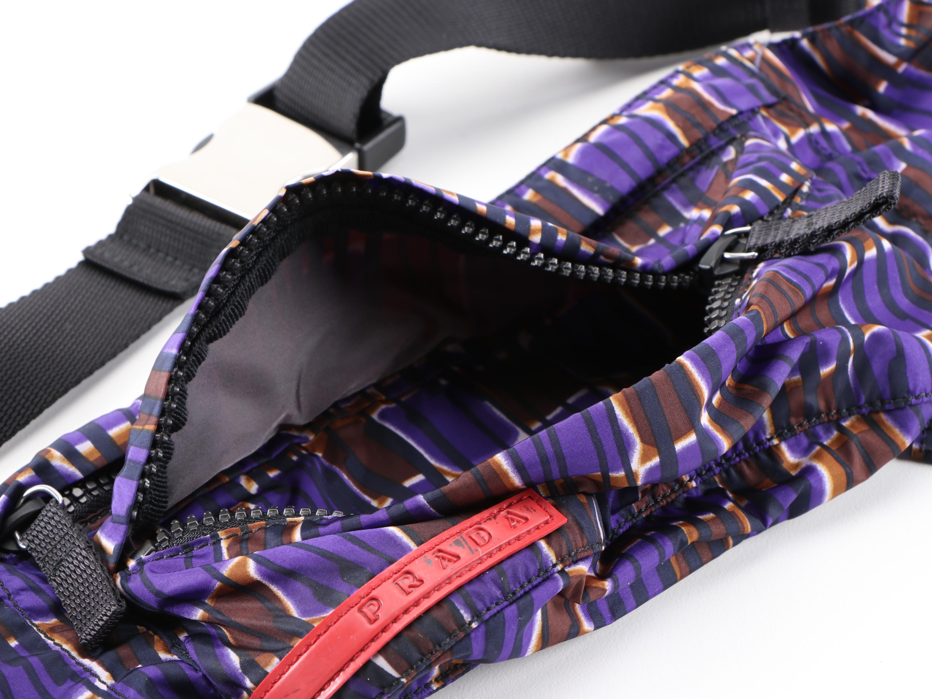 Prada Multicolor Nylon Piuma Belt Bag