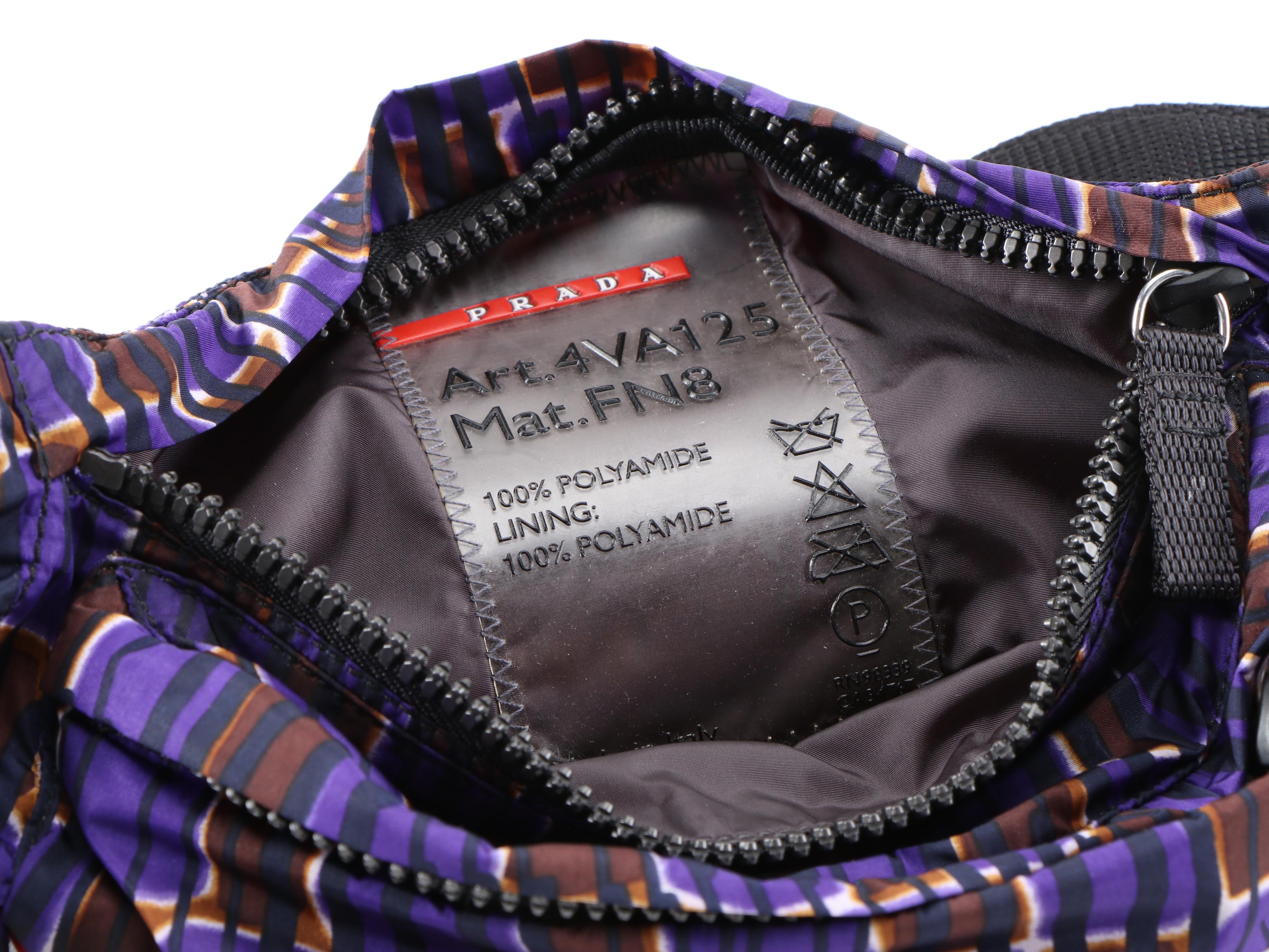 Prada Multicolor Nylon Piuma Belt Bag