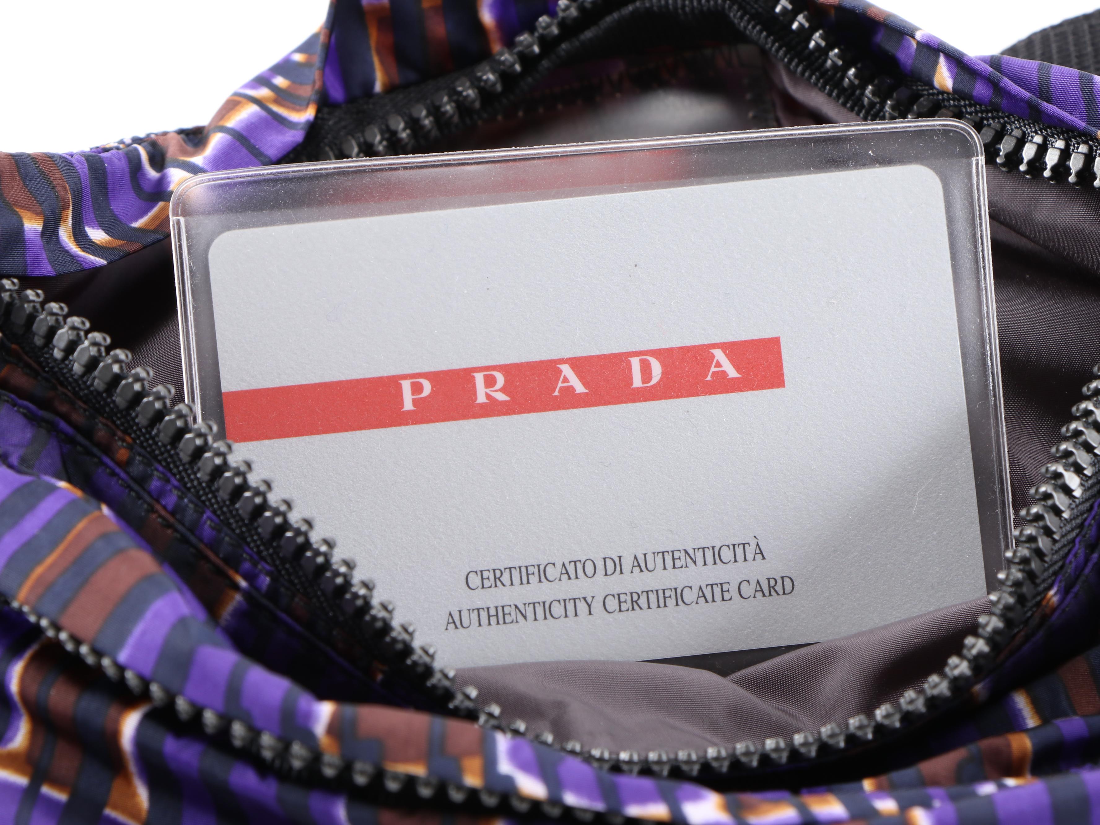 Prada Multicolor Nylon Piuma Belt Bag