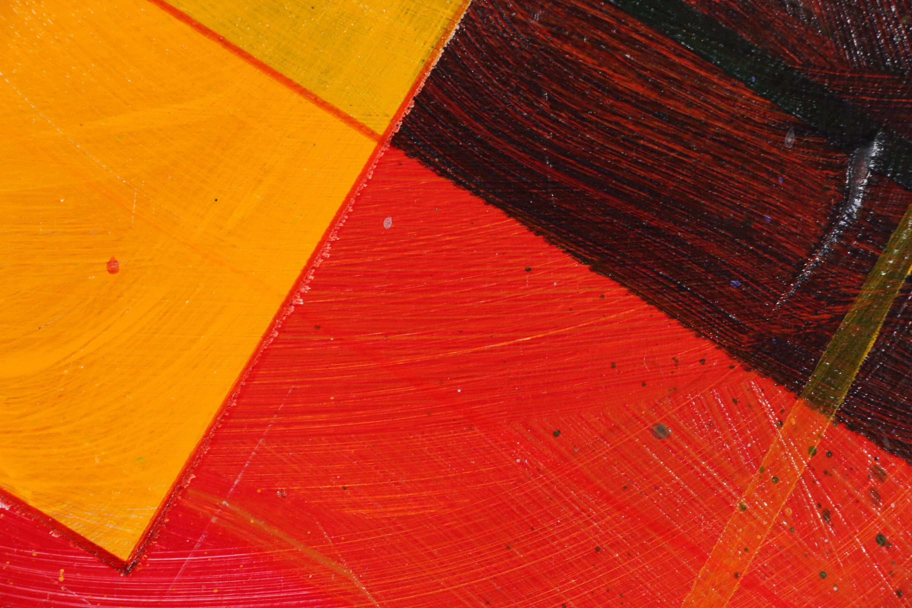 Shawn Shawn Abstract Acrylic Painting "Fall of Isis 2"