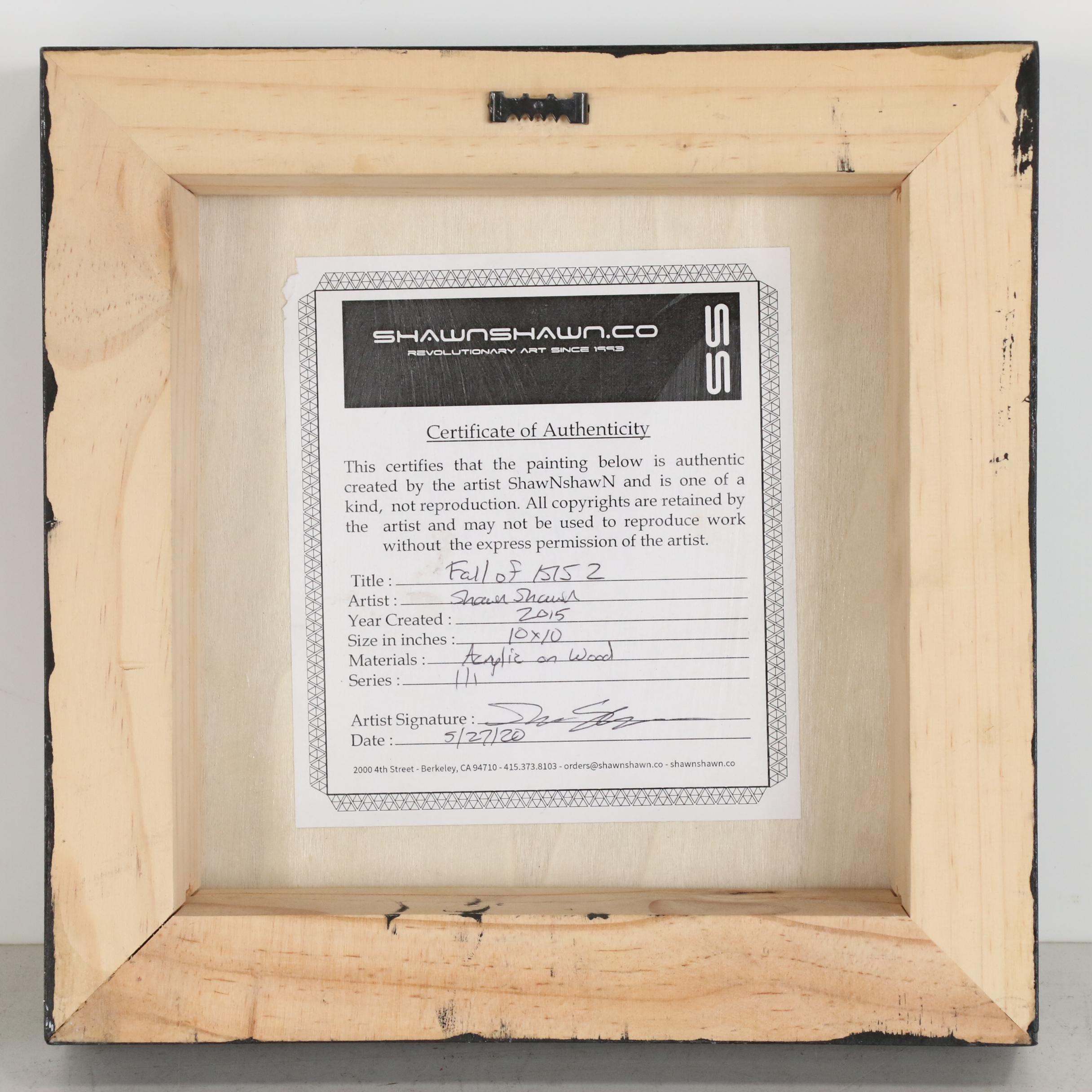 Shawn Shawn Abstract Acrylic Painting "Fall of Isis 2"