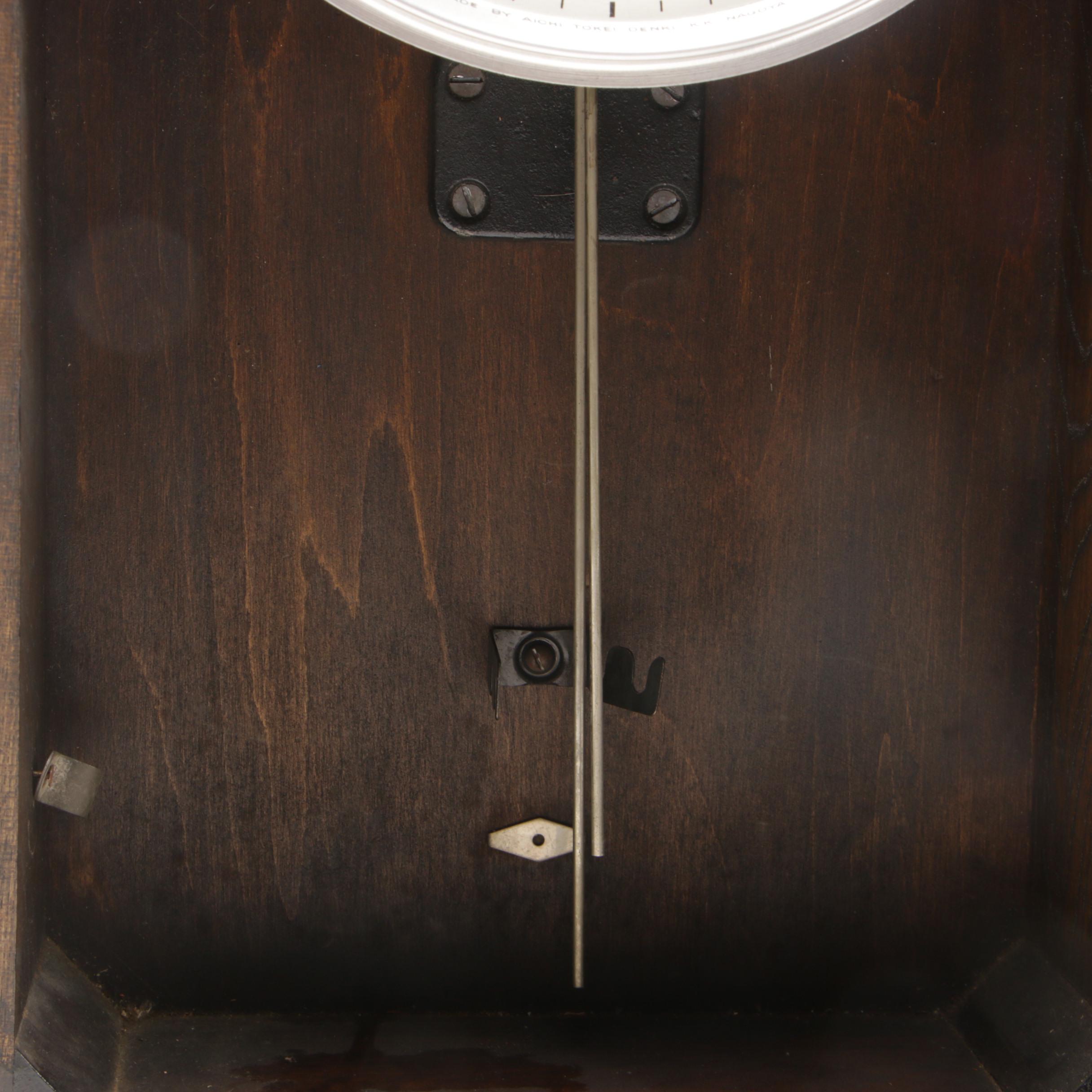 Aichi Tokei Japanese Super Eight Lacquered Thirty-Day Clock