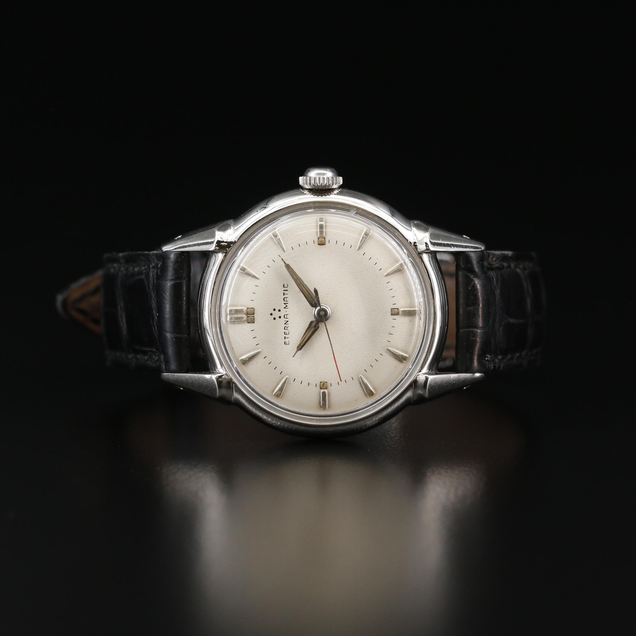 Vintage Eterna Stainless Steel Automatic Watch, Circa 1950