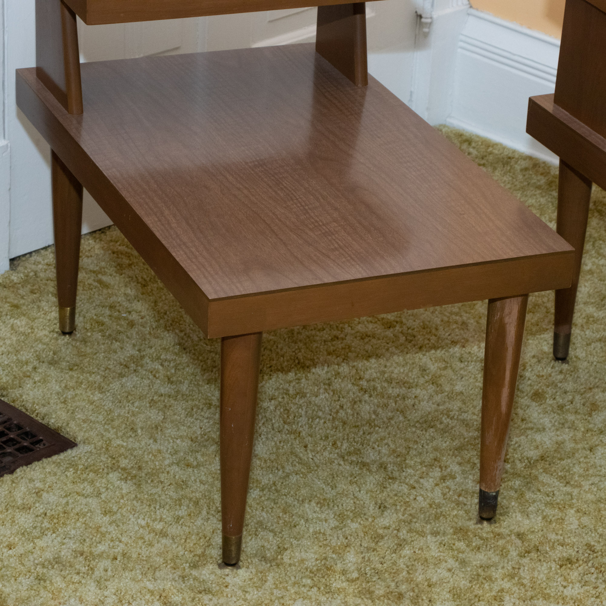 Mersman Mid Century Modern Laminate End Tables and Coffee Table