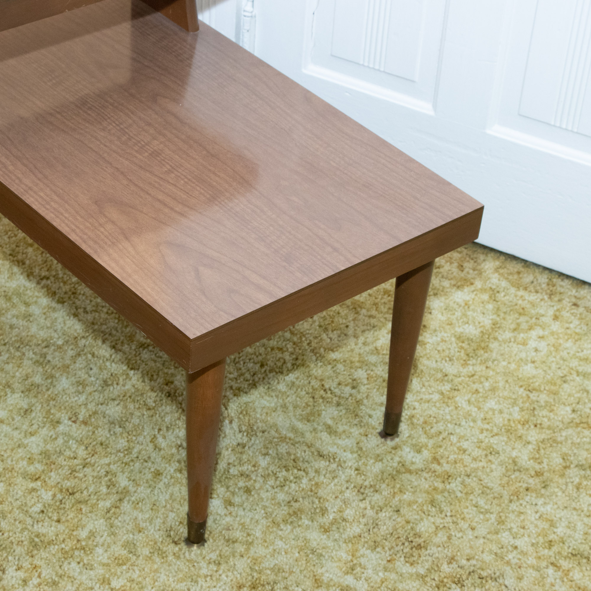 Mersman Mid Century Modern Laminate End Tables and Coffee Table