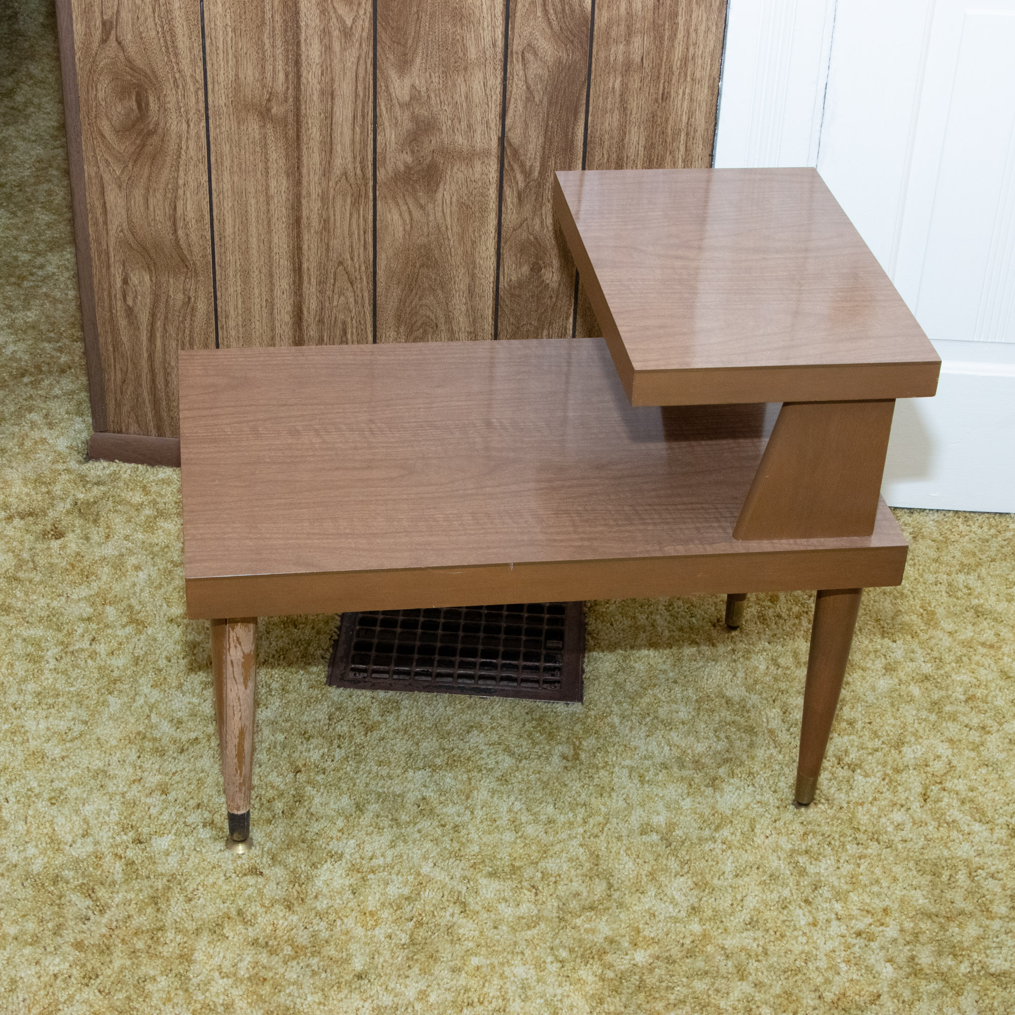 Mersman Mid Century Modern Laminate End Tables and Coffee Table