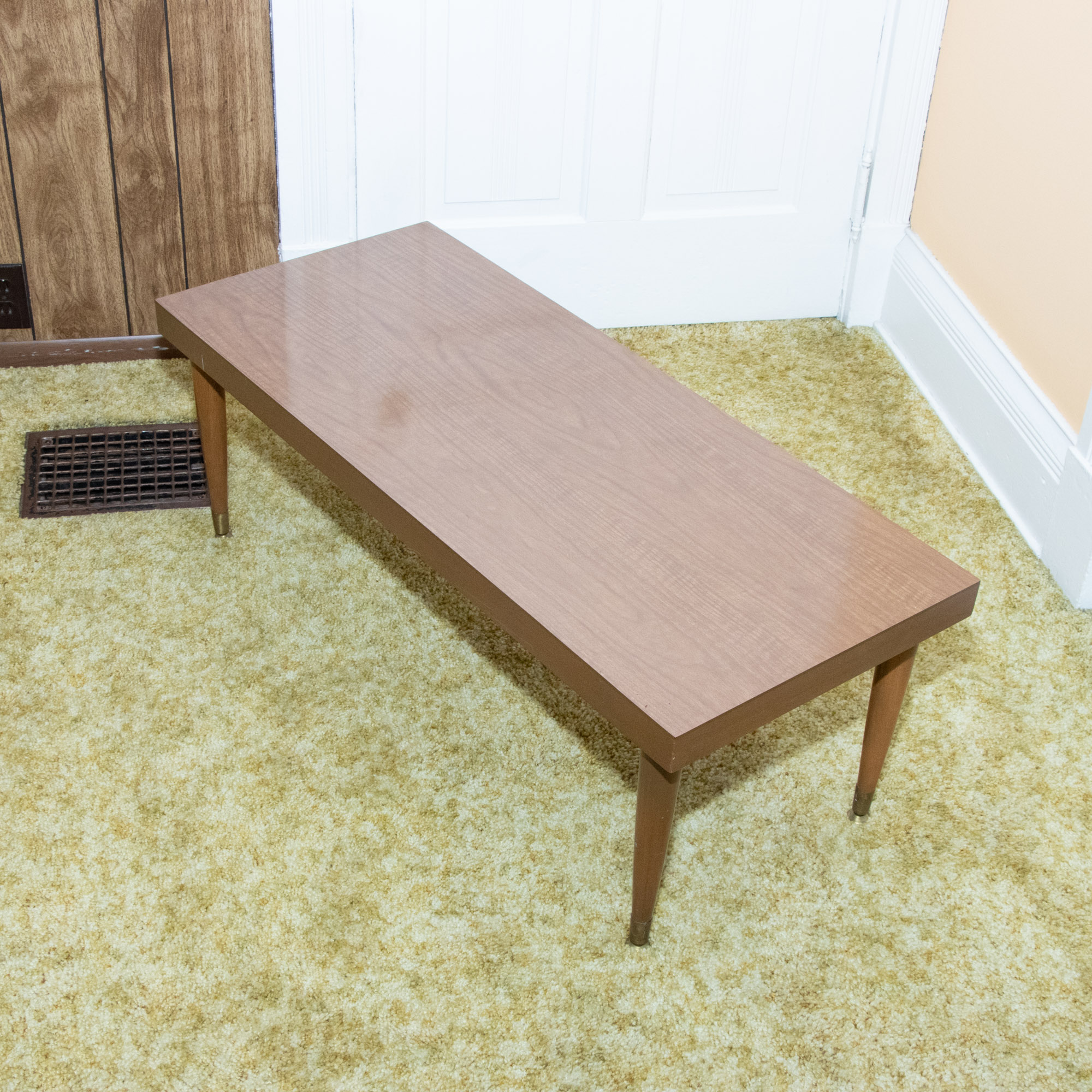 Mersman Mid Century Modern Laminate End Tables and Coffee Table