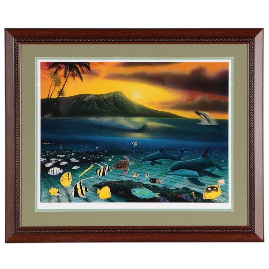 Robert Wyland Limited Edition Offset Lithograph "Dawn of Life", 21st Century