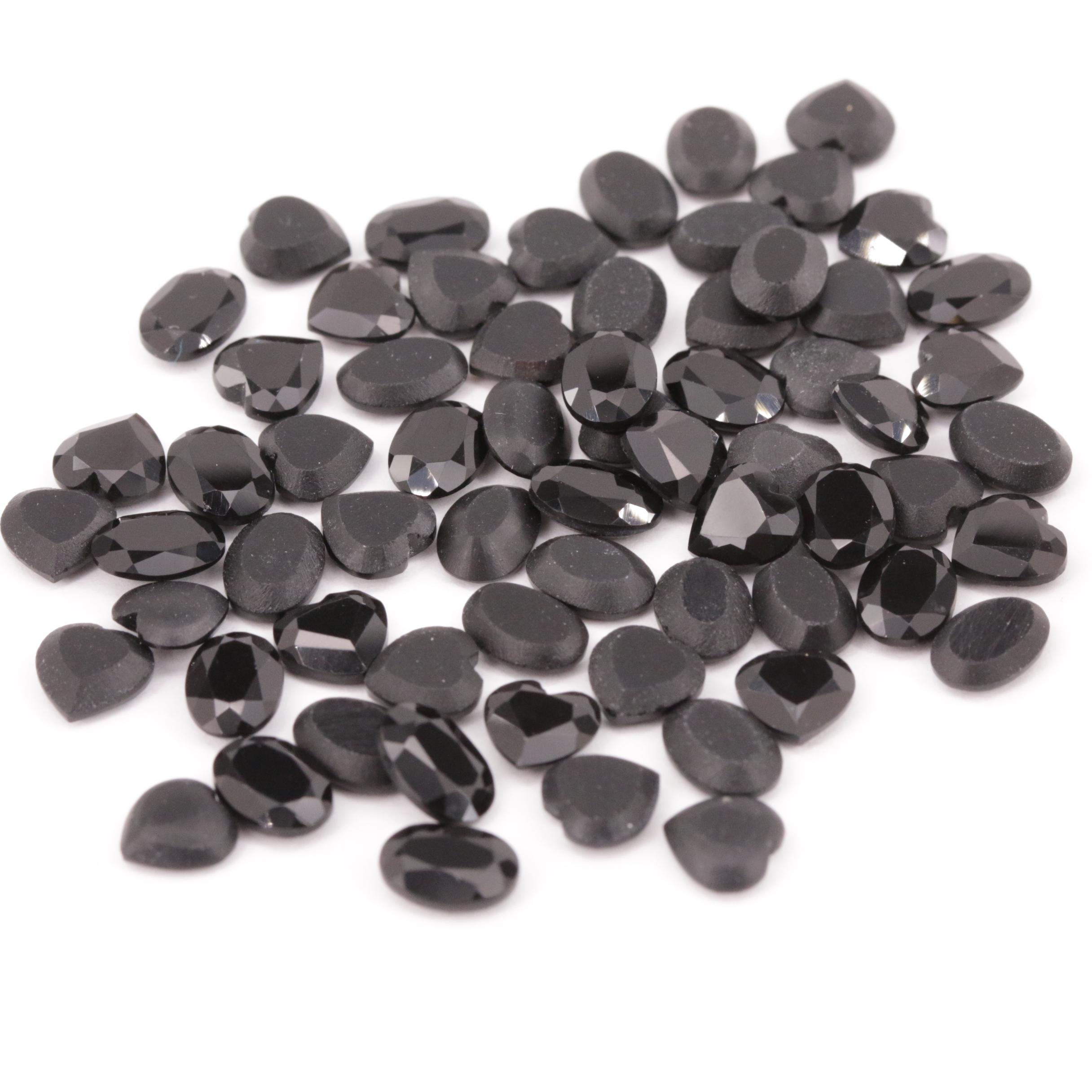Loose 41.64 CTW Mixed Cut Black Onyx