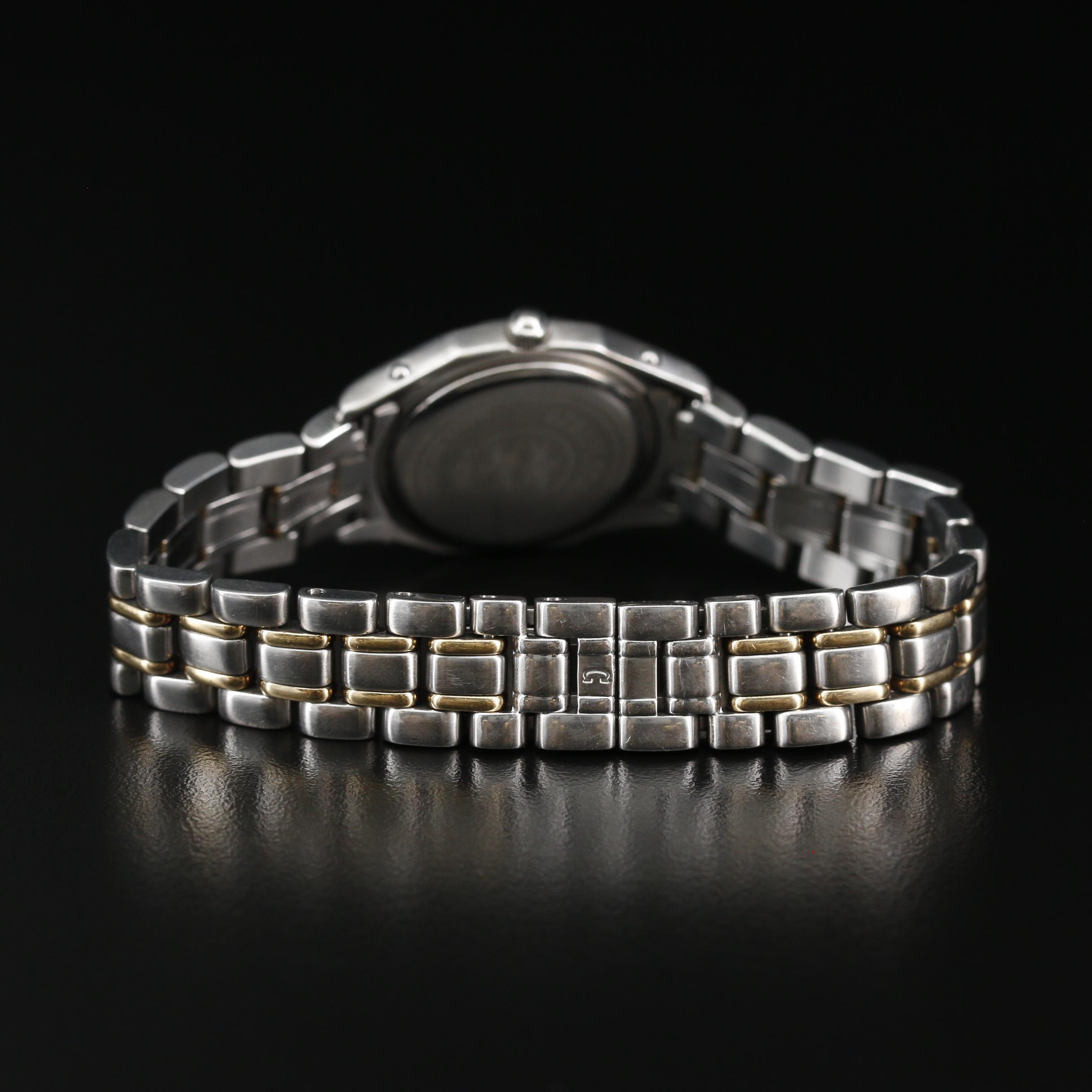 Concord Steeplechase 18K Gold and Stainless Steel Quartz Watch