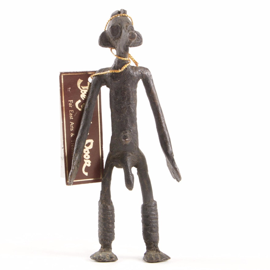 West African Brass Male Figure