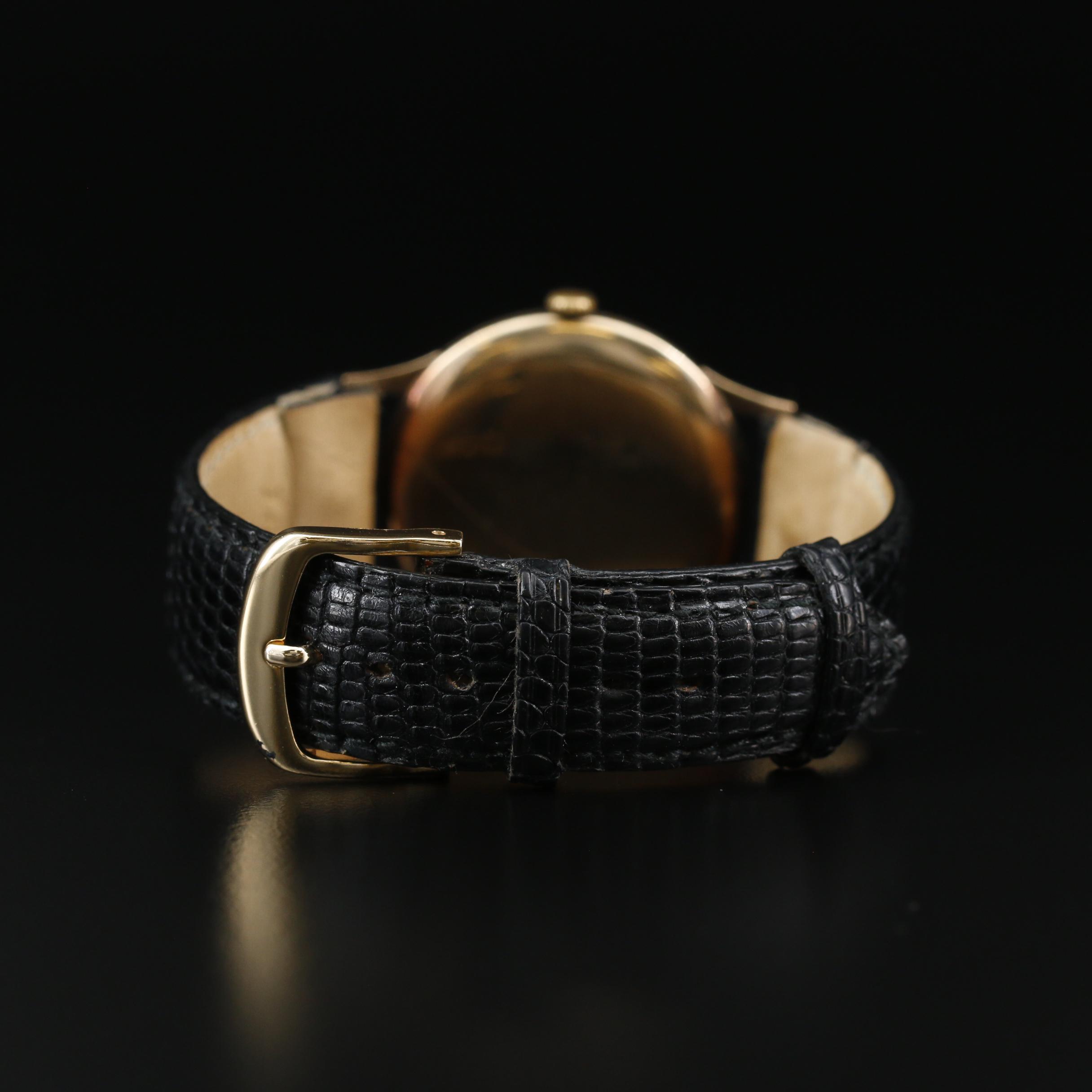 Vintage Tudor 9K Gold Stem Wind Watch, 1968