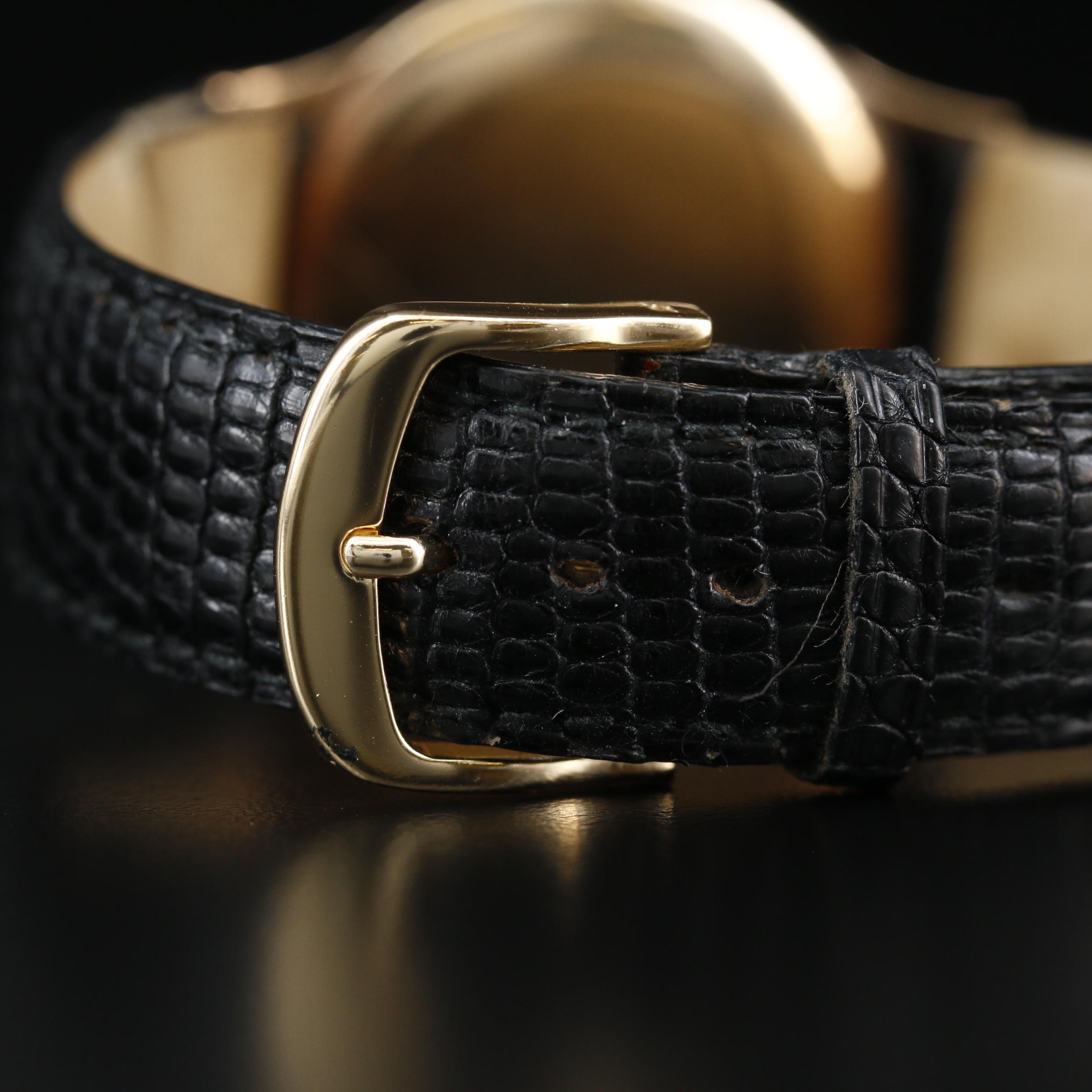 Vintage Tudor 9K Gold Stem Wind Watch, 1968