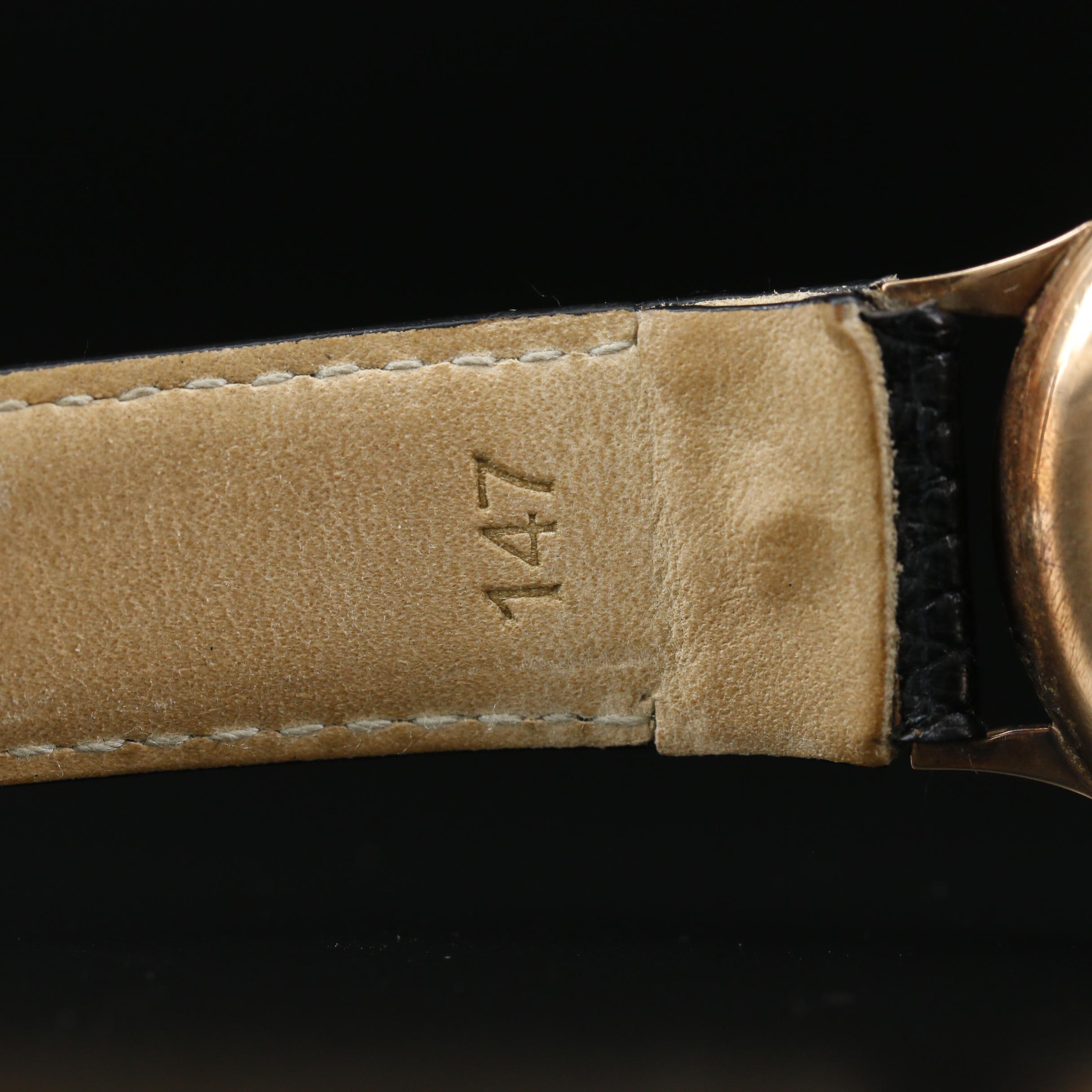 Vintage Tudor 9K Gold Stem Wind Watch, 1968