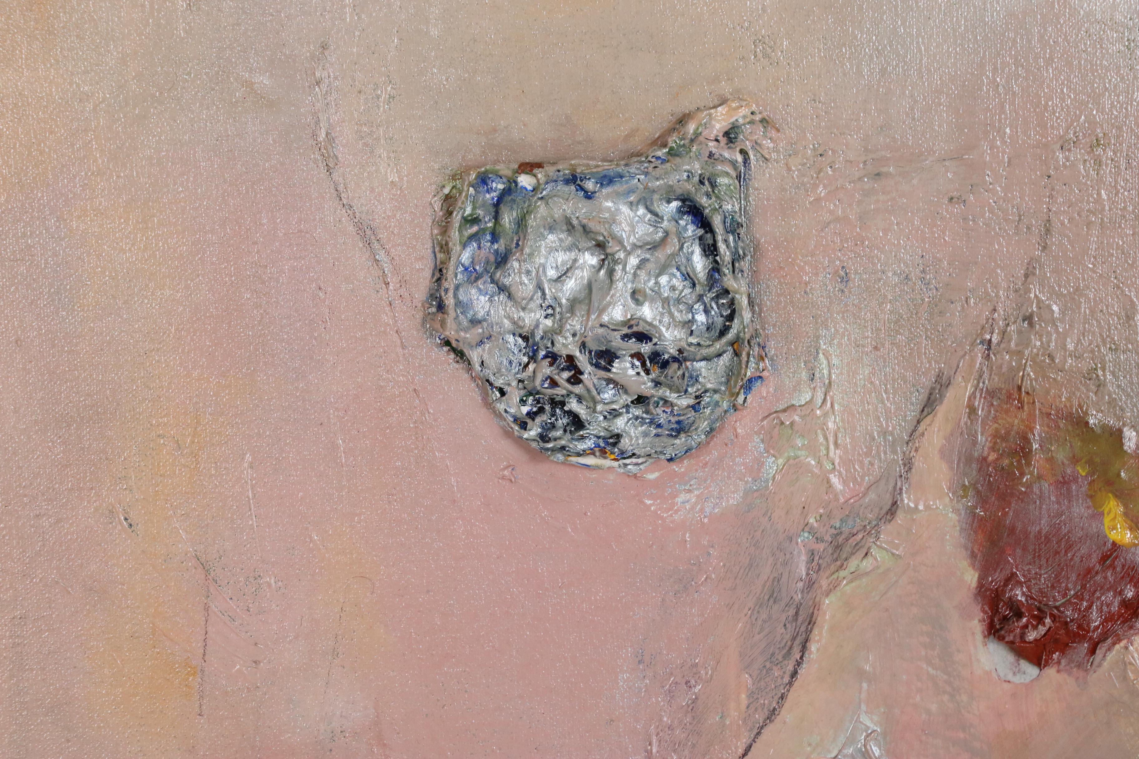 Laura Eklund Abstract Mixed Media Painting "In Search of Self", 2005