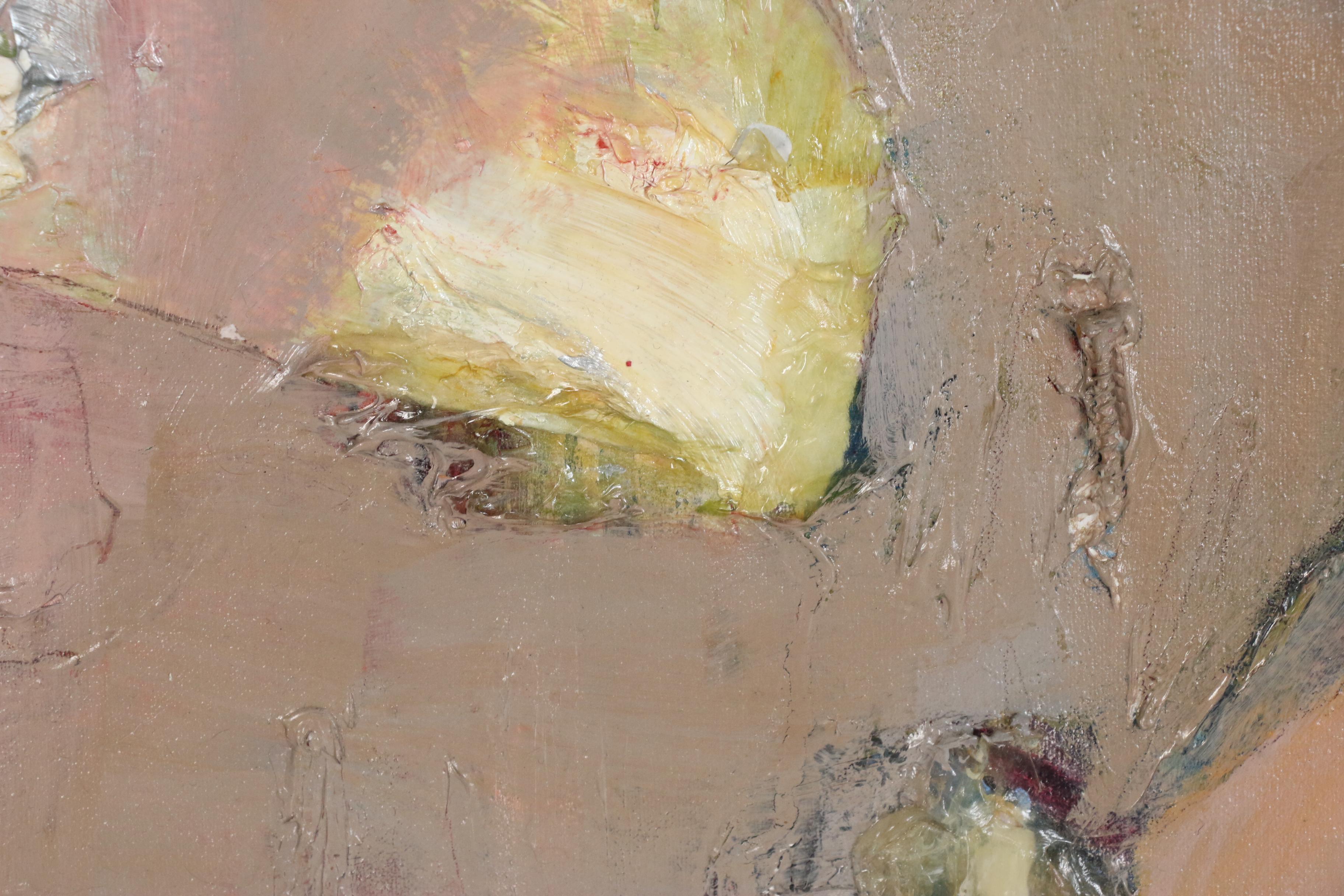 Laura Eklund Abstract Mixed Media Painting "In Search of Self", 2005