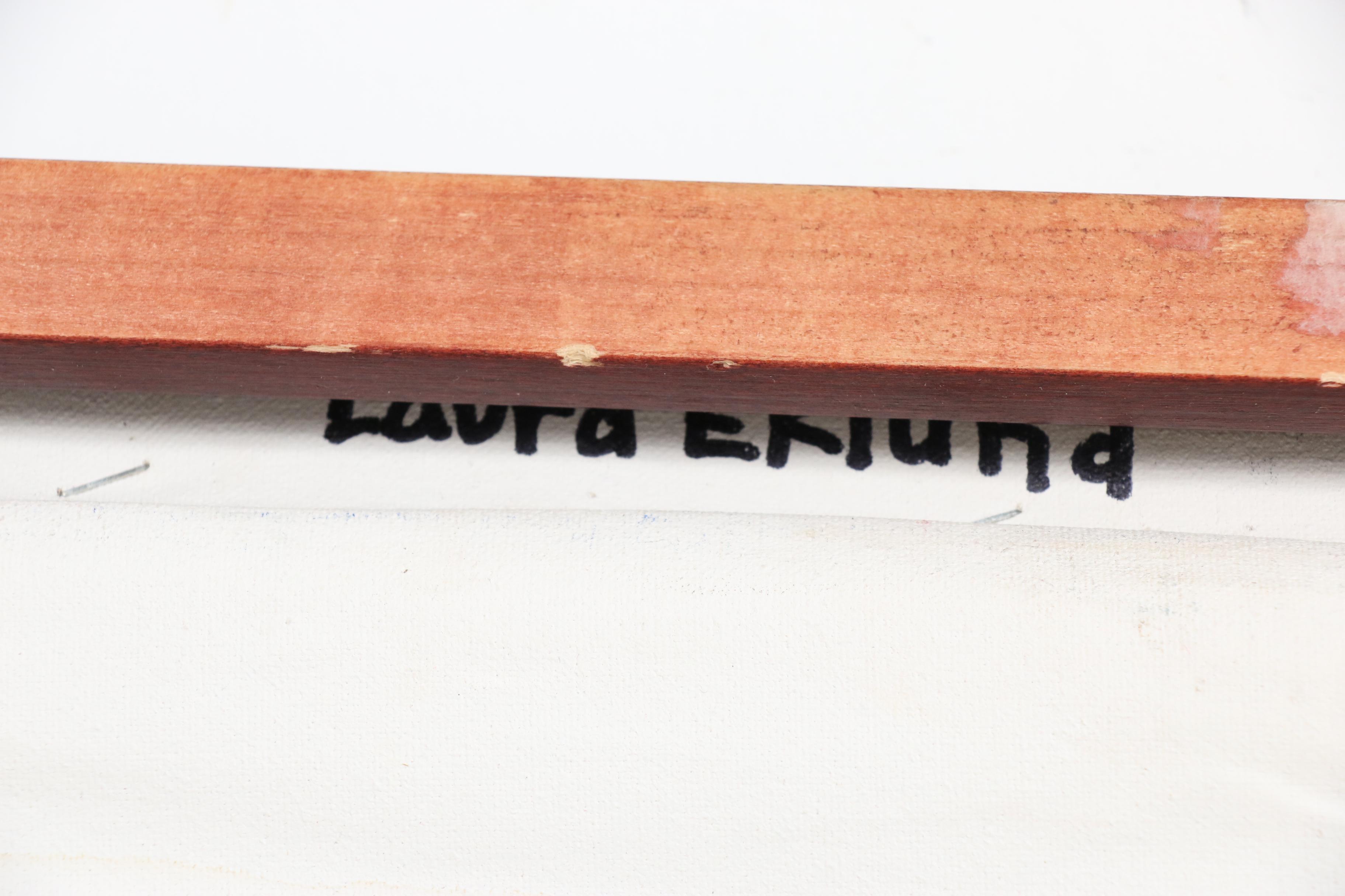 Laura Eklund Abstract Mixed Media Painting "In Search of Self", 2005