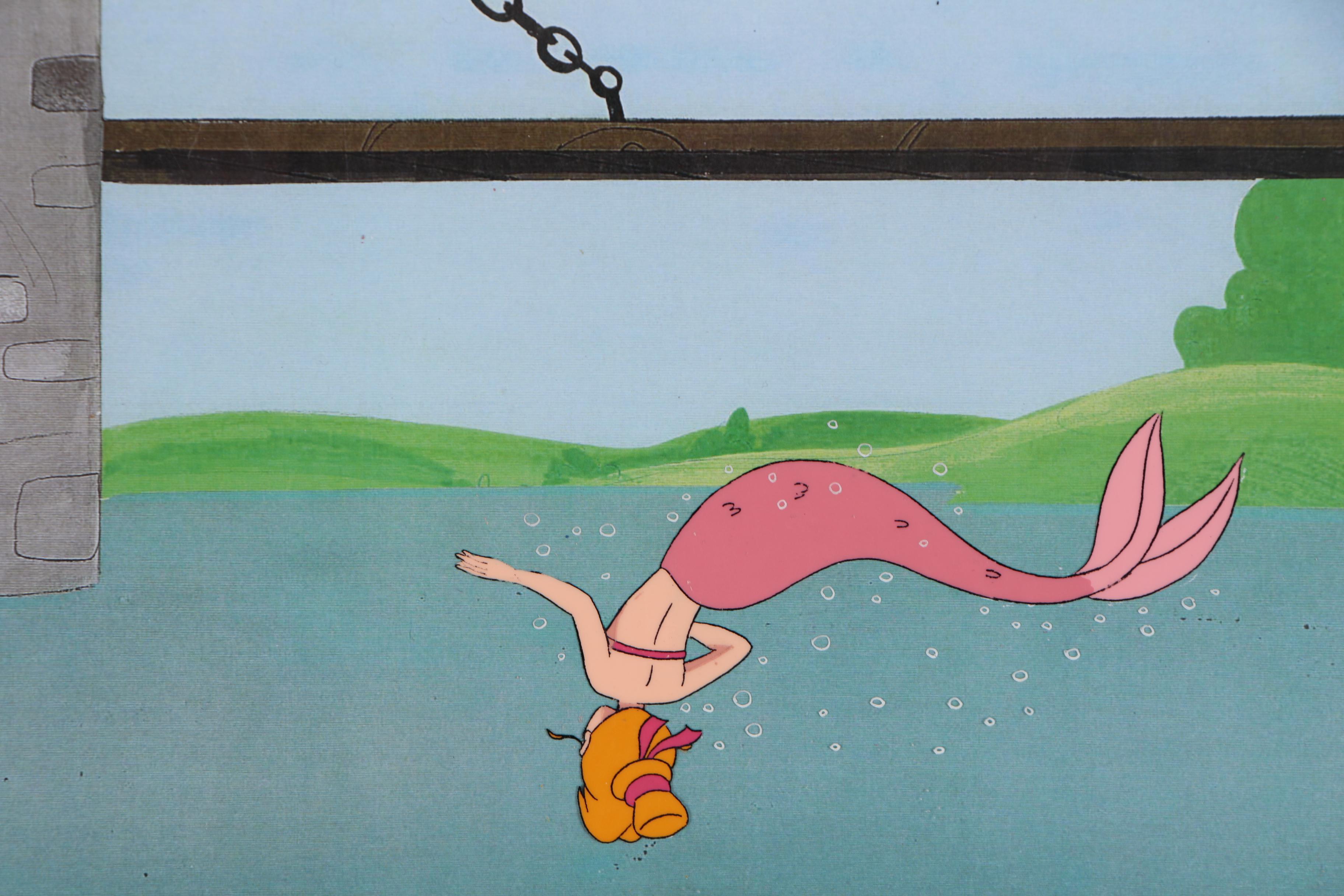 Golden Films "The Little Mermaid" Production Cels, 1992