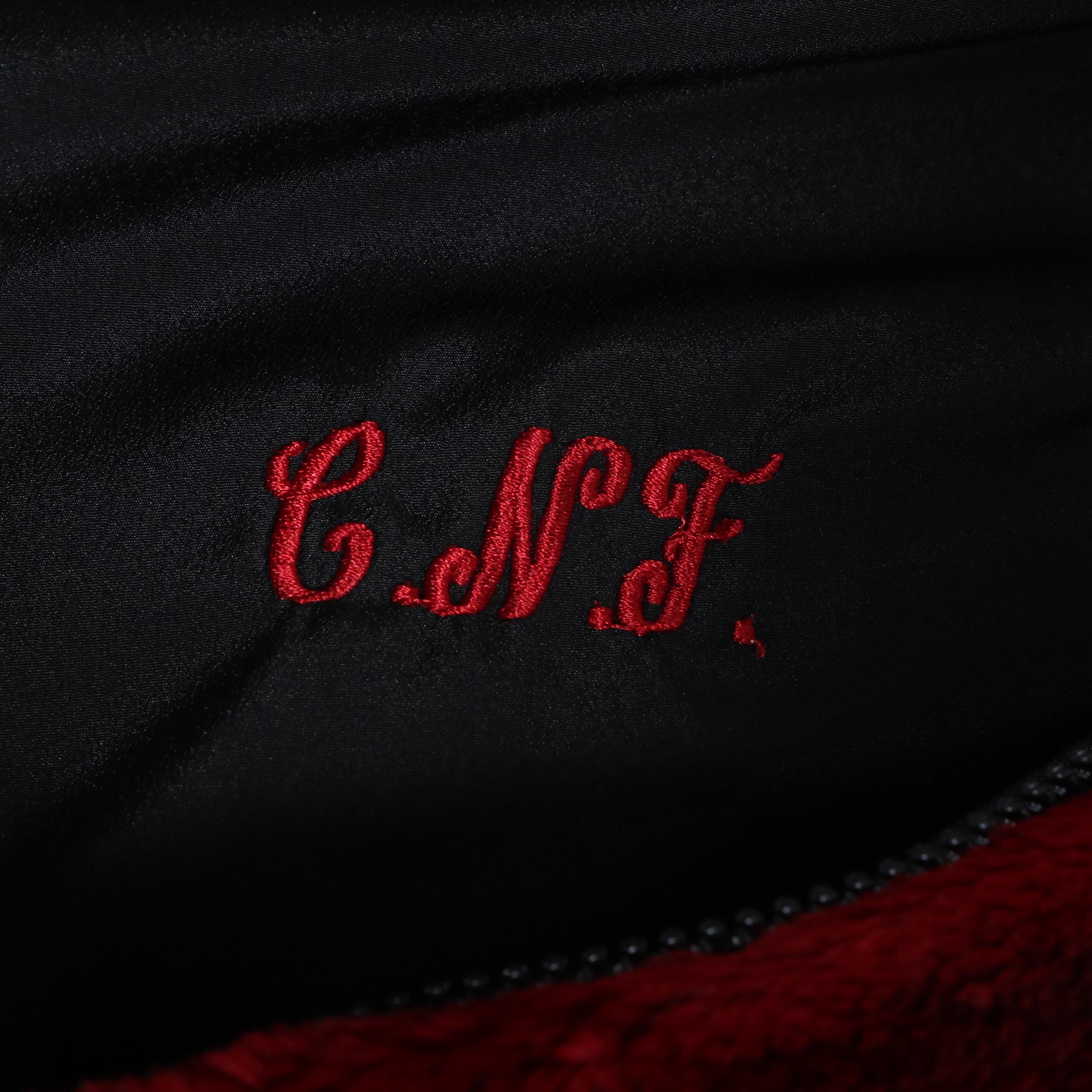 Alaska Fur Gallery American Flag Motif Dyed and Sheared Beaver Fur Jacket