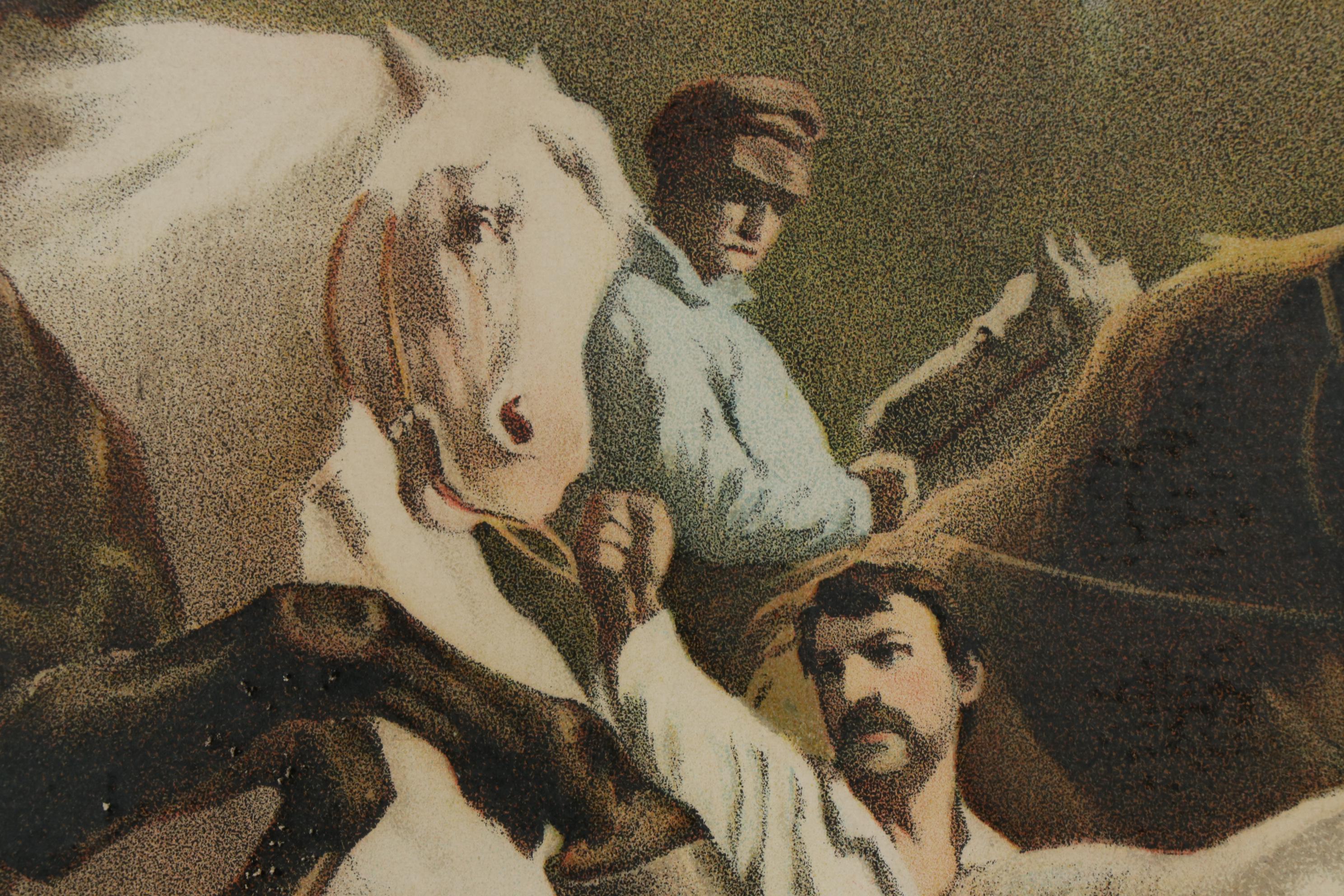Chromolithograph after Rosa Bonheur "The Horse Fair", Late 19th Century
