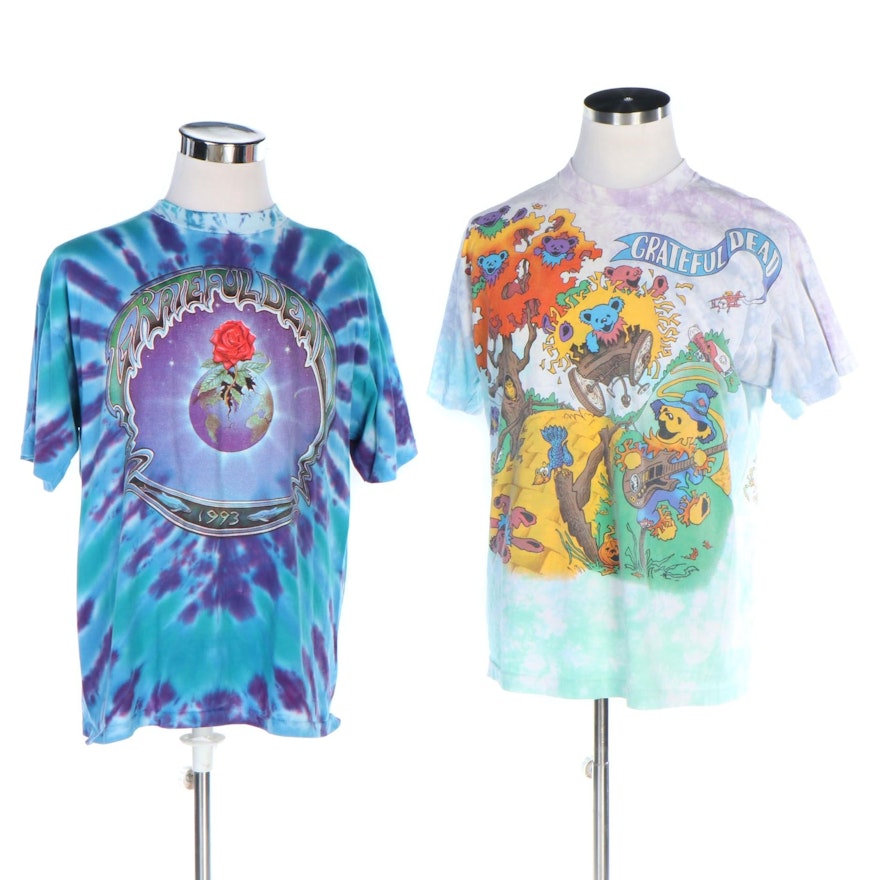 Grateful Dead 1993 Summer Tour and Rise & Fall Tour T-Shirts