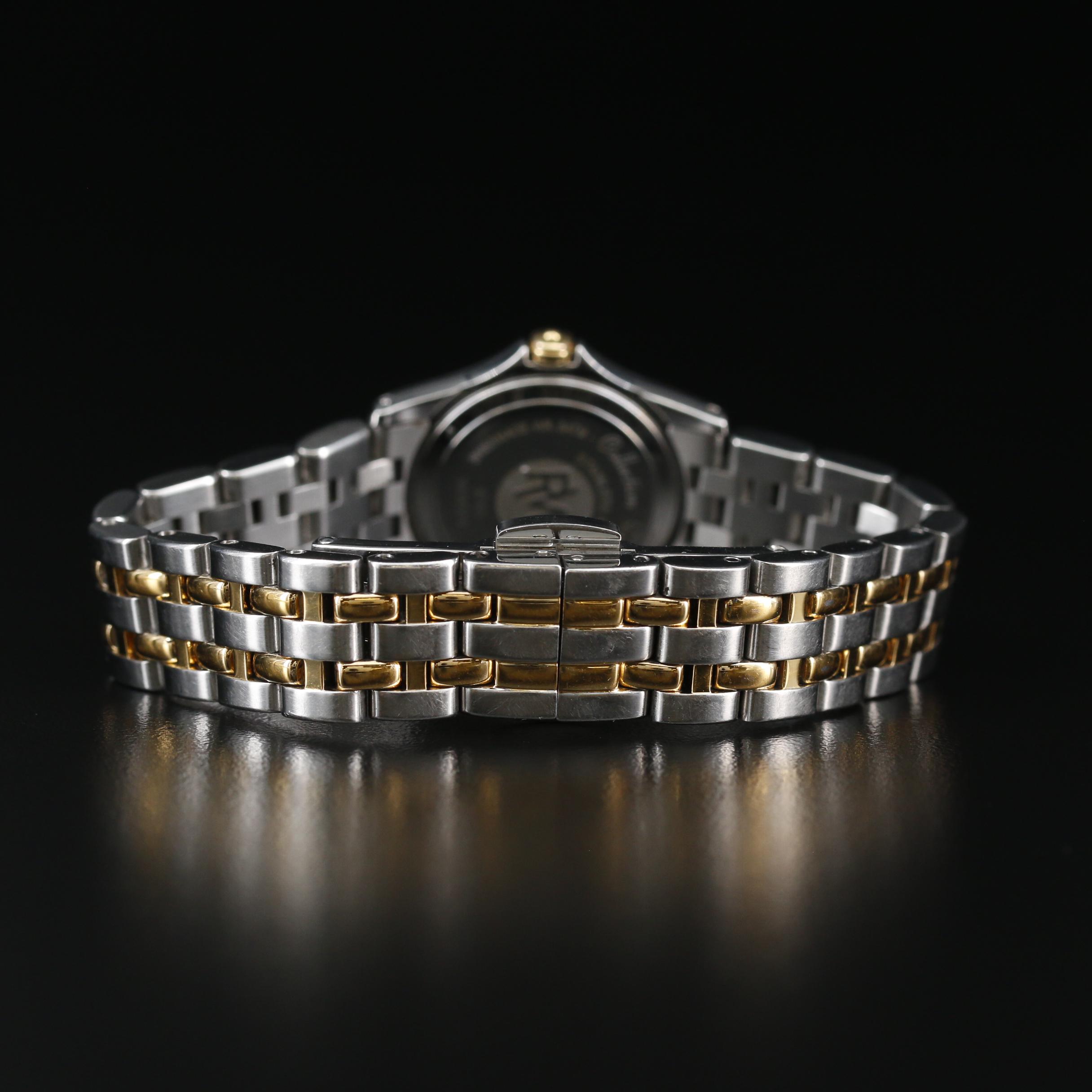 Raymond Weil Tango 18K Gold Plate and Stainless Steel with Diamond Dial Watch