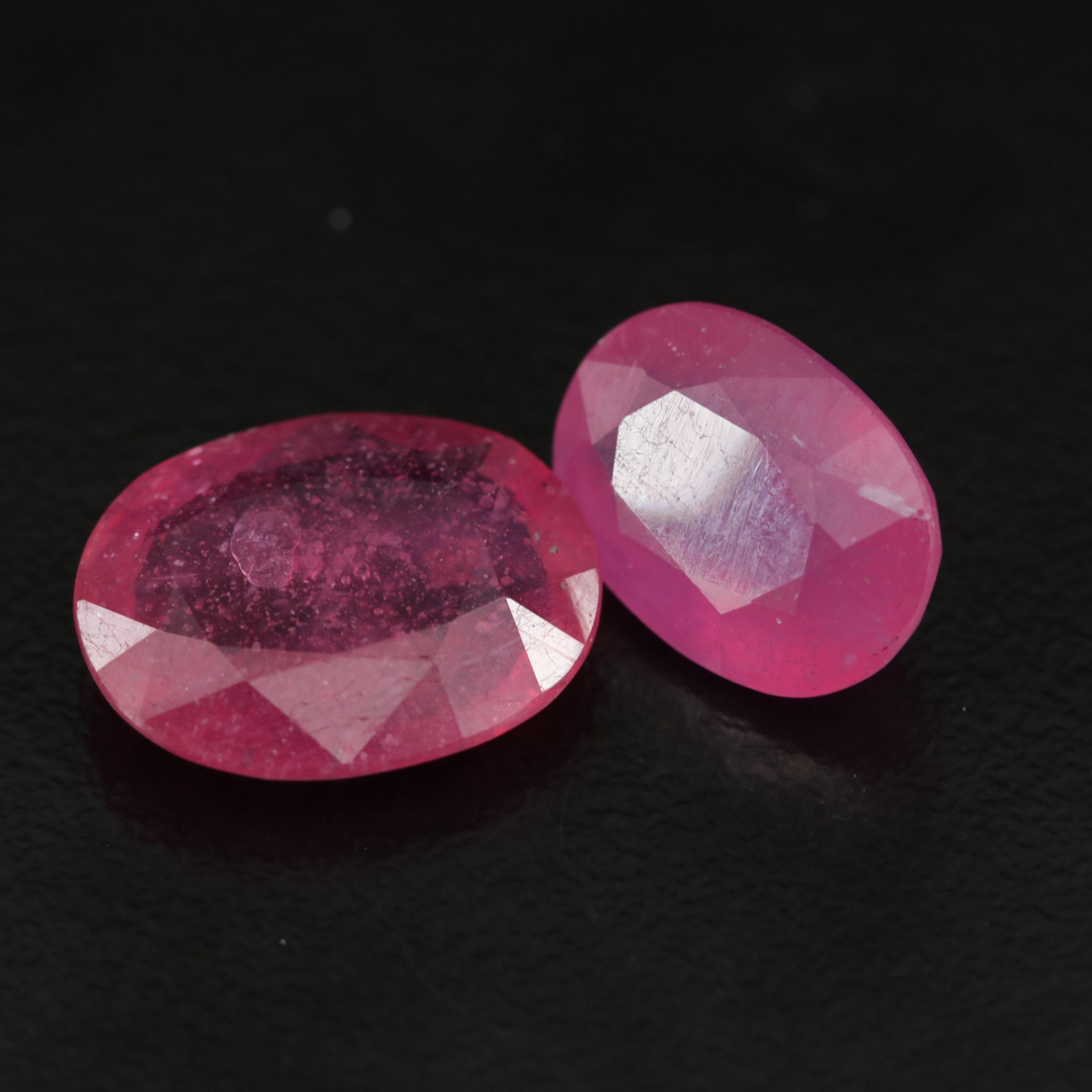 Loose 50.77 CTW Ametrine and Glass Filled Corundum