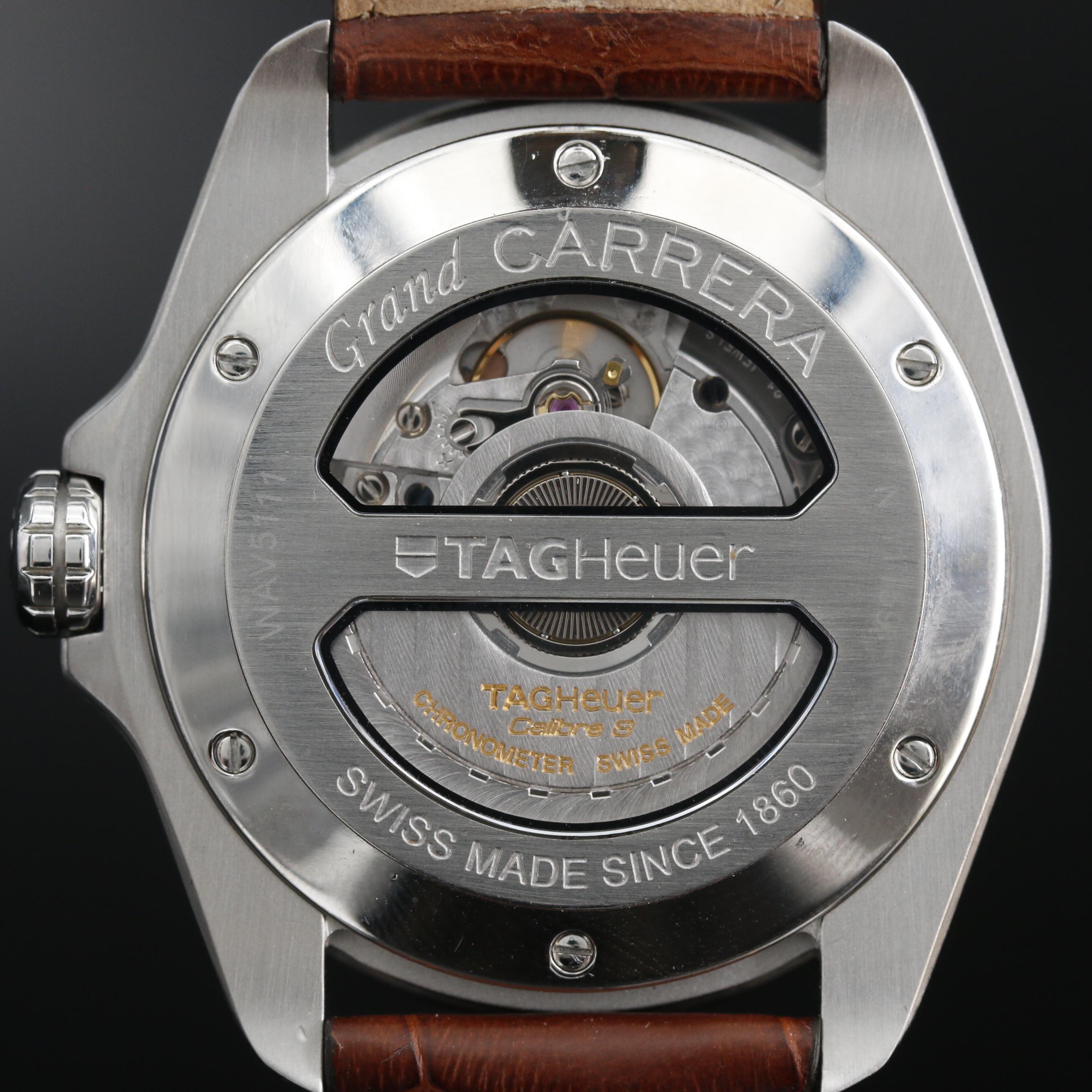 TAG Heuer Grand Carrera Calibre 8 GMT Stainless Steel Automatic Watch