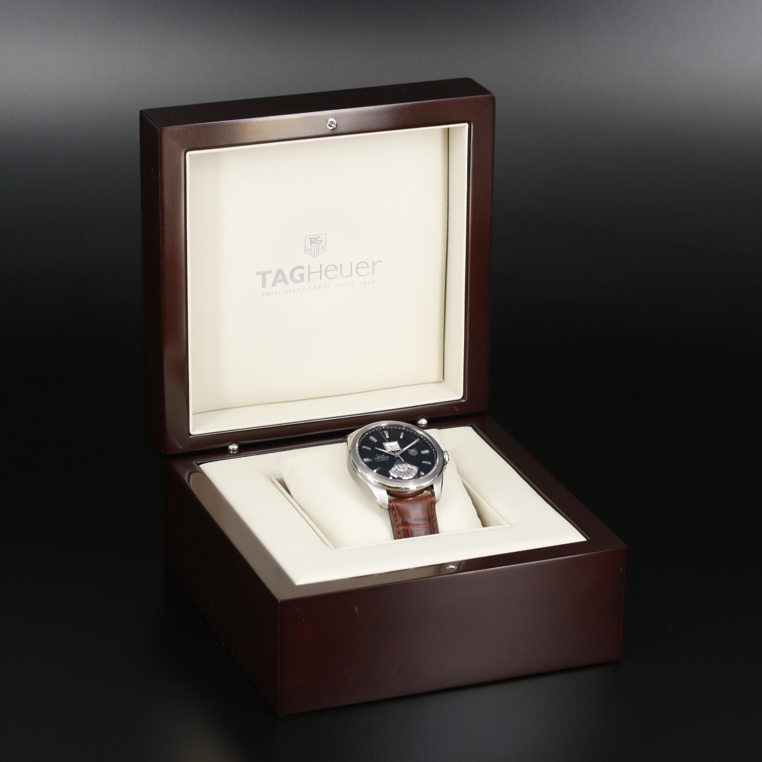 TAG Heuer Grand Carrera Calibre 8 GMT Stainless Steel Automatic Watch