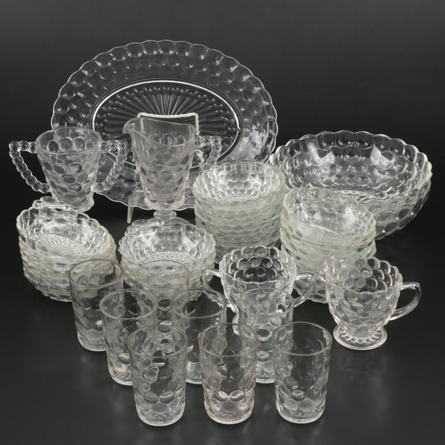 Anchor Hocking "Bubble" Glass Dinner and Serveware, 1934–1965