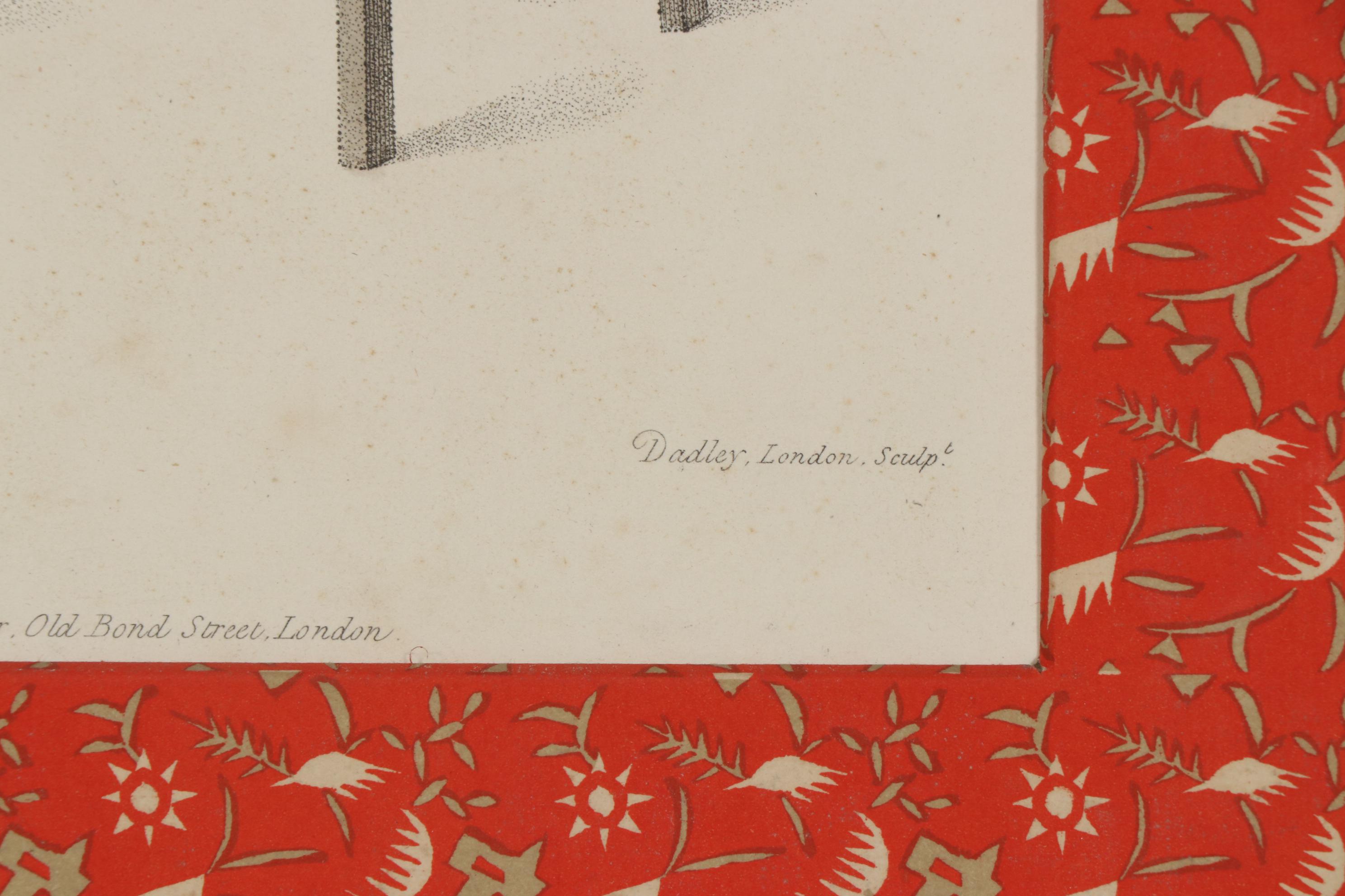 J. Dadley After Pu-Qua of Canton Hand-Colored Stipple Engravings