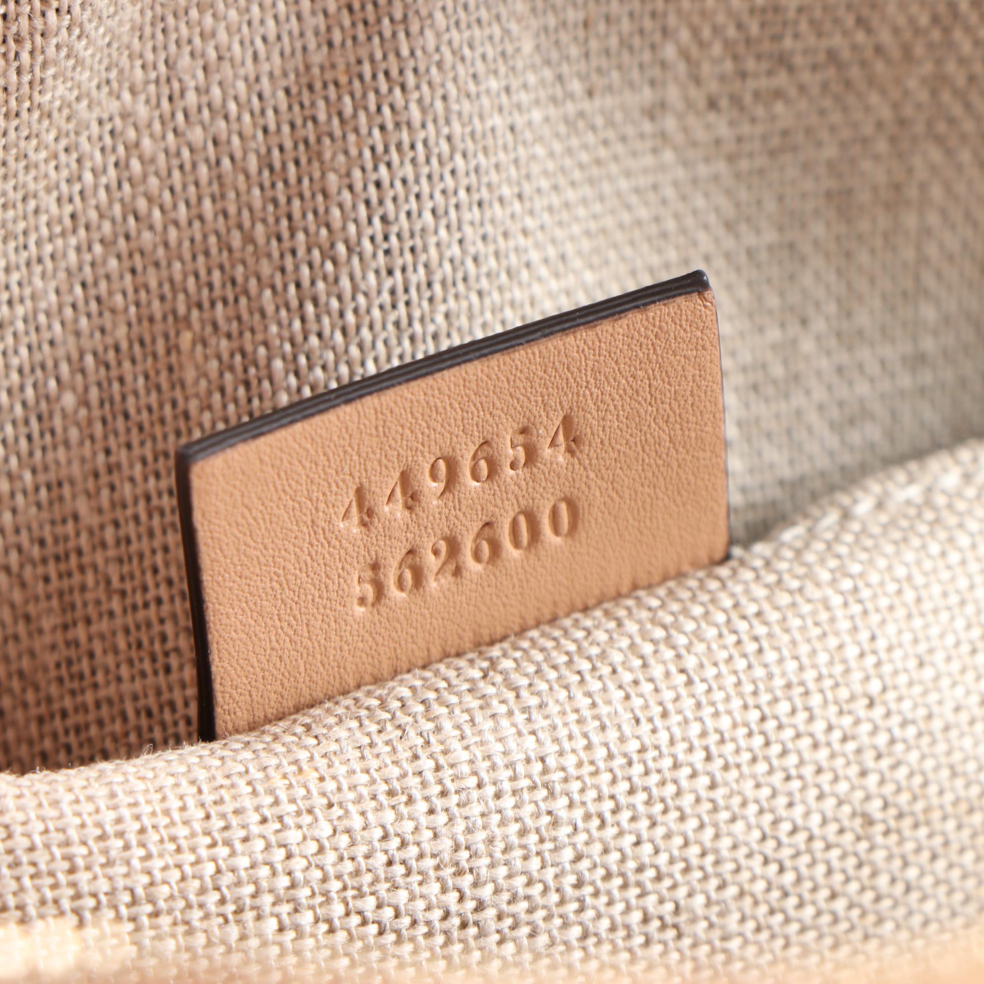 Gucci Convertible Dome Bag in Beige Microguccissima and Smooth Leather