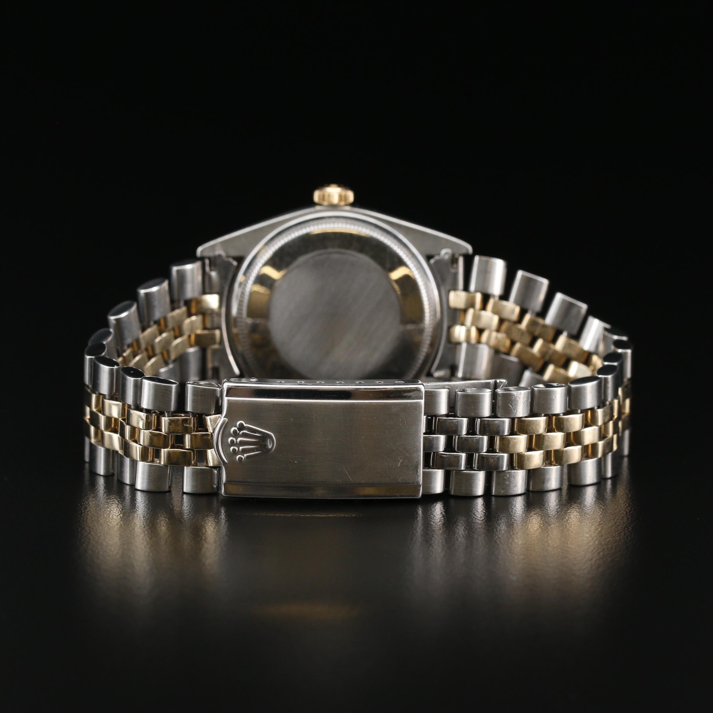 1966 Rolex Date 14K and Stainless Steel Automatic Watch