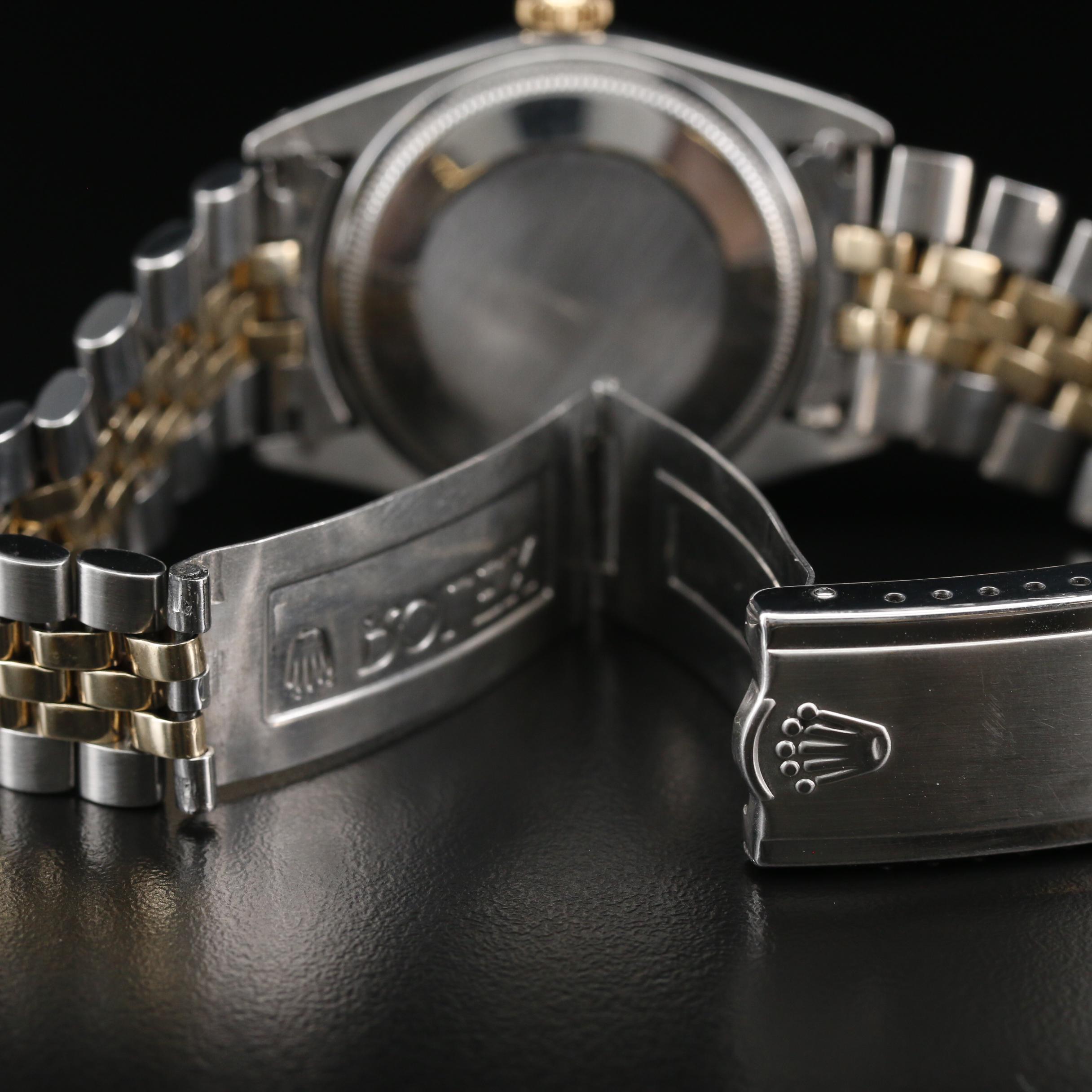 1966 Rolex Date 14K and Stainless Steel Automatic Watch