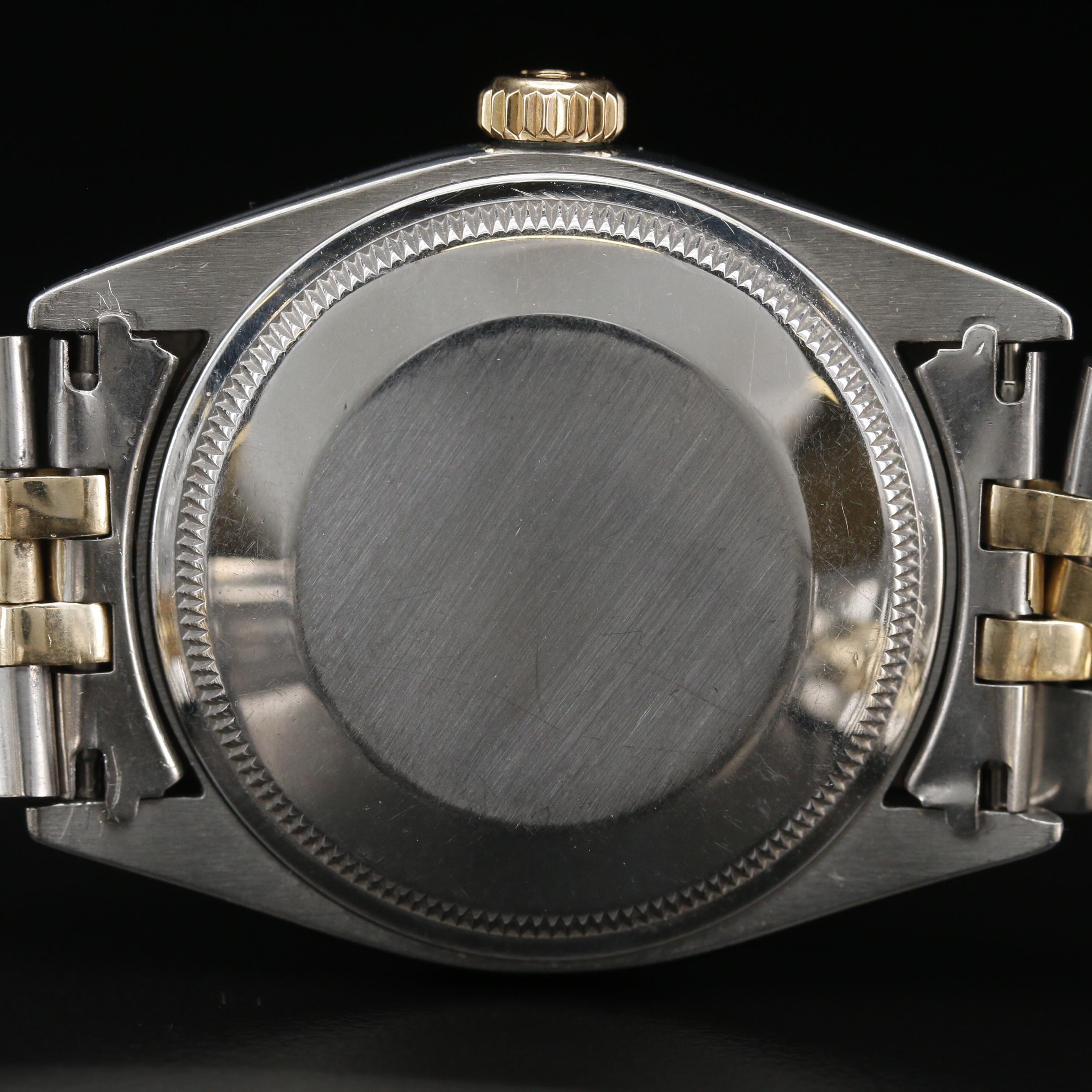 1966 Rolex Date 14K and Stainless Steel Automatic Watch