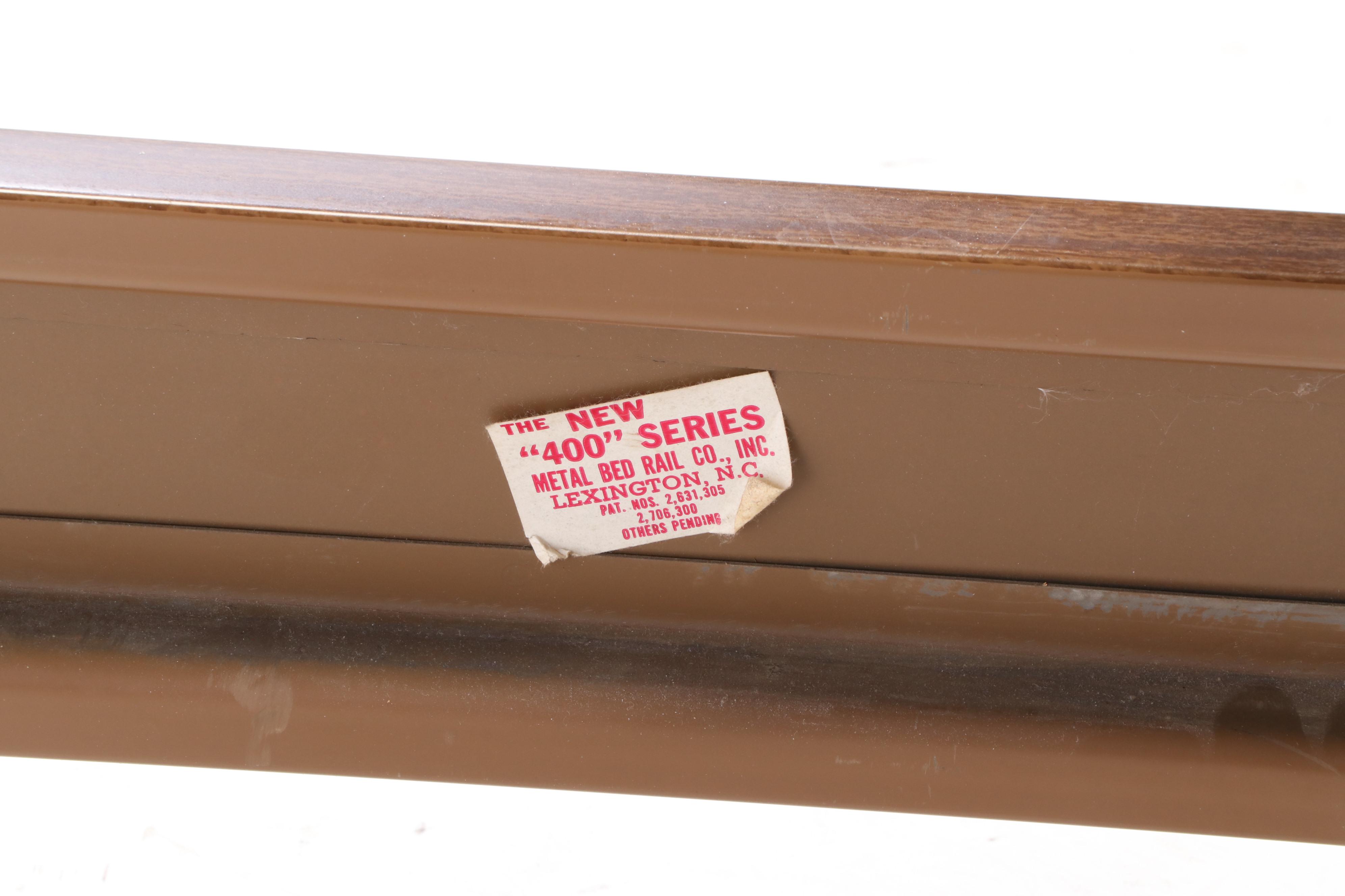 Mid Century Modern Walnut Full Size Bed Frame