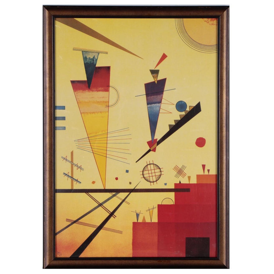 Offset Lithograph after Wassily Kandinsky "Merry Structure"