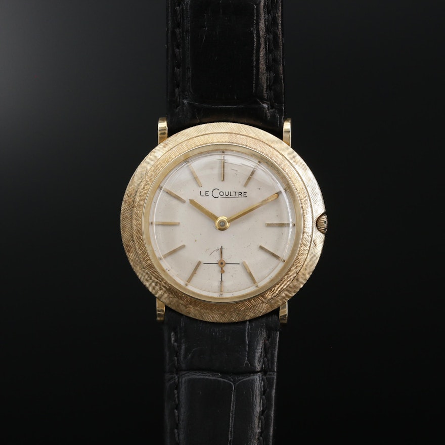 14K LeCoultre Stem Wind Wristwatch