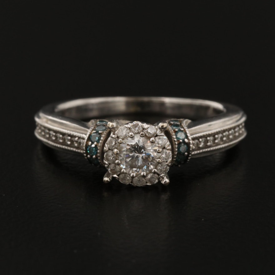 10K Gold Diamond Ring