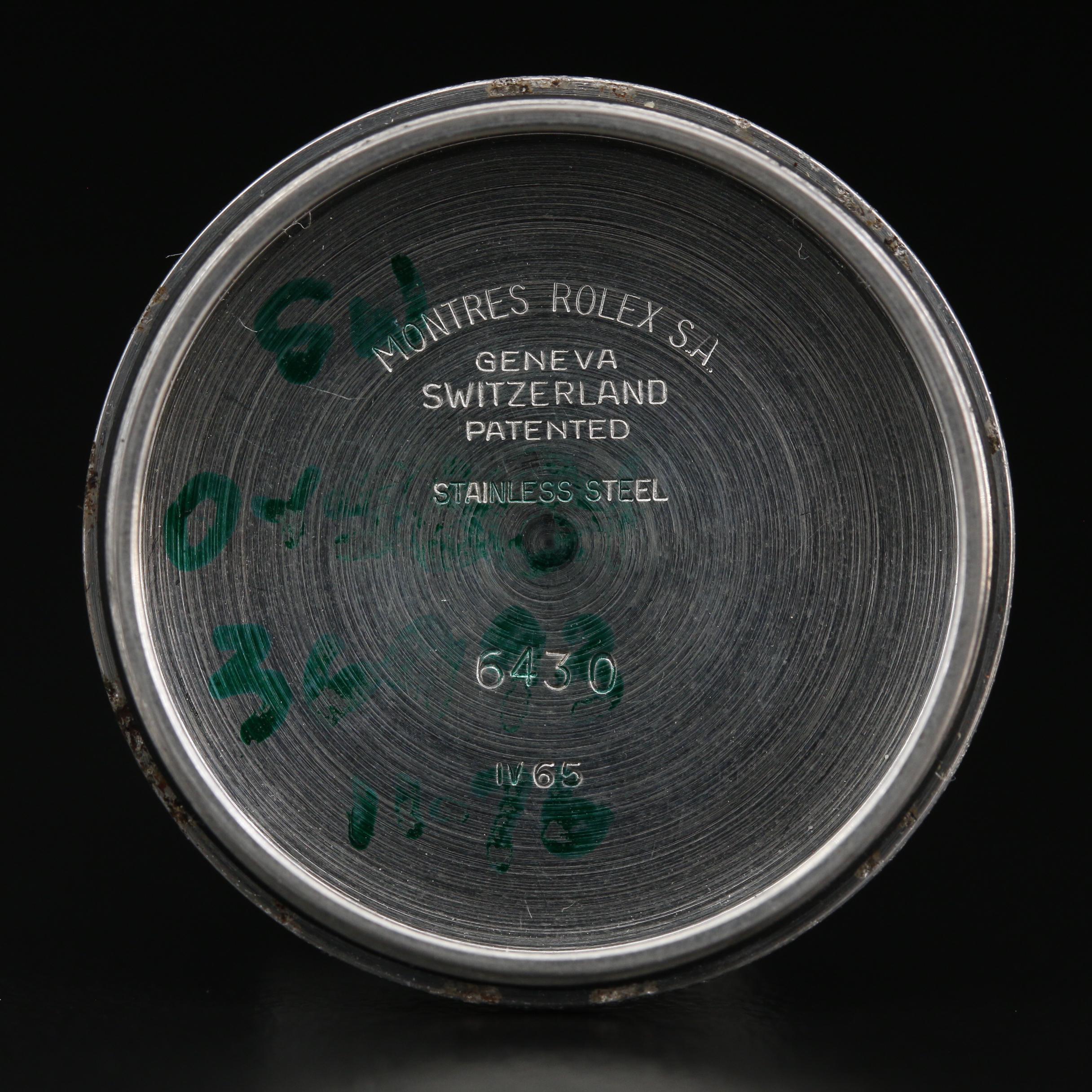 1965 Rolex Oyster Speedking Stem Wind Watch