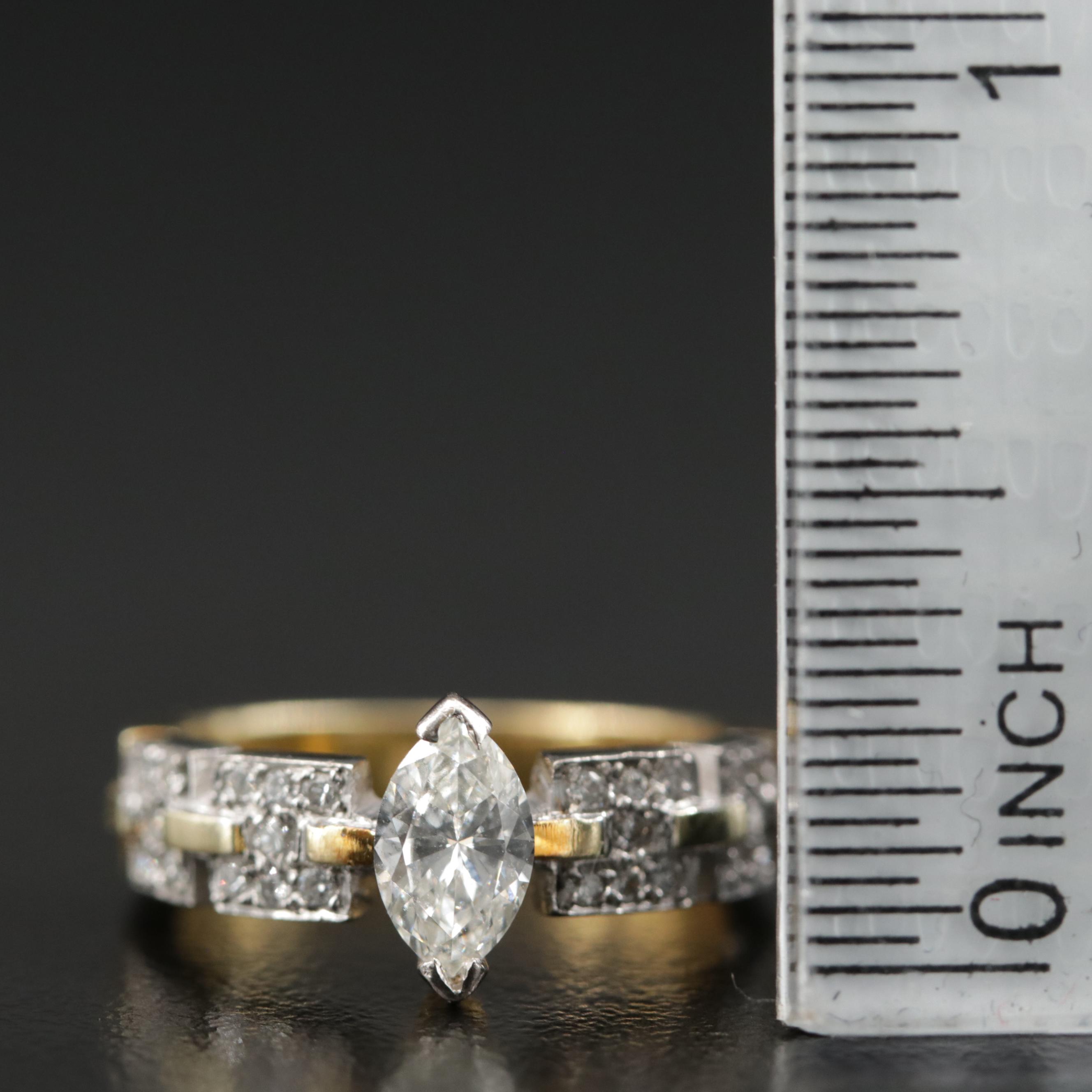 14K Diamond Ring