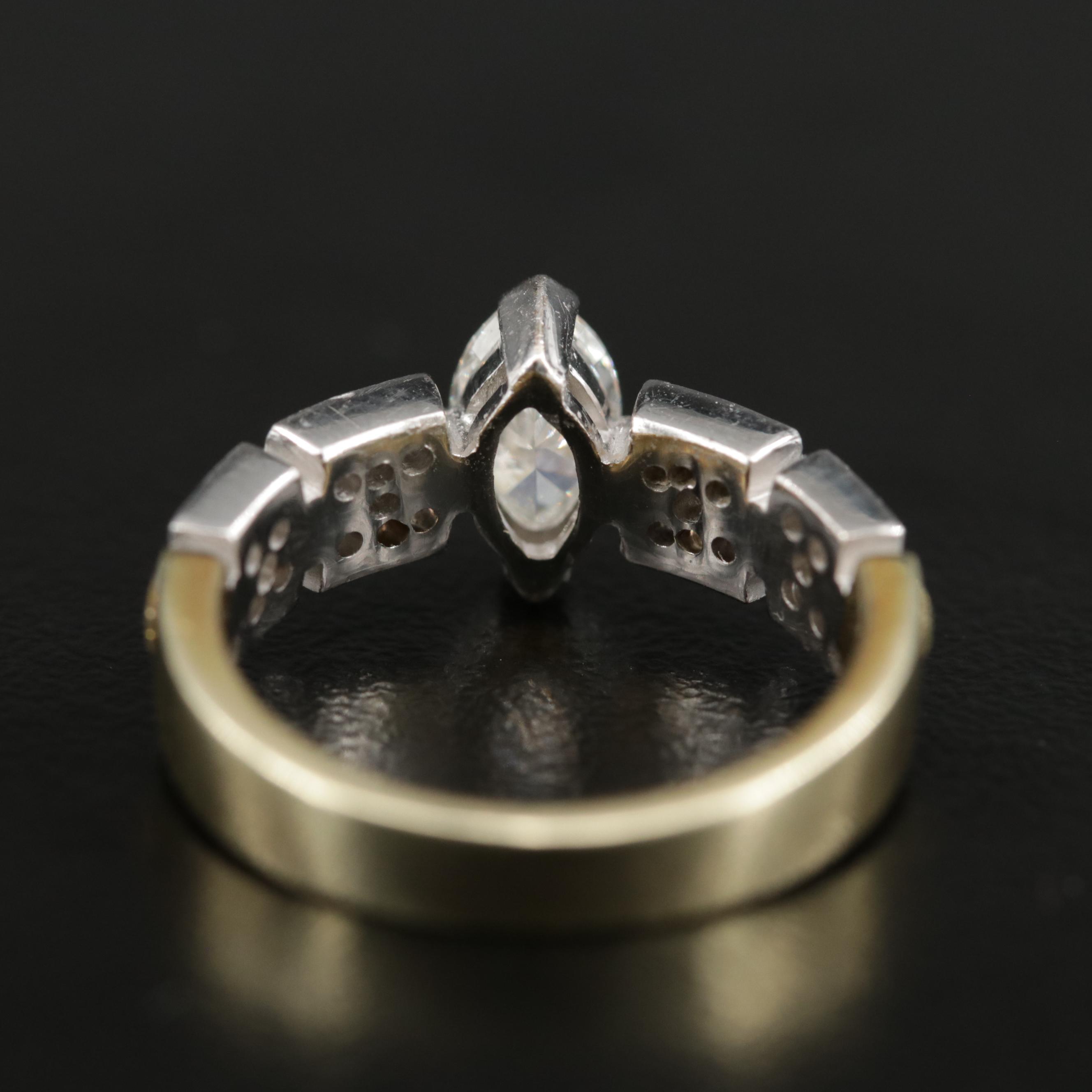 14K Diamond Ring