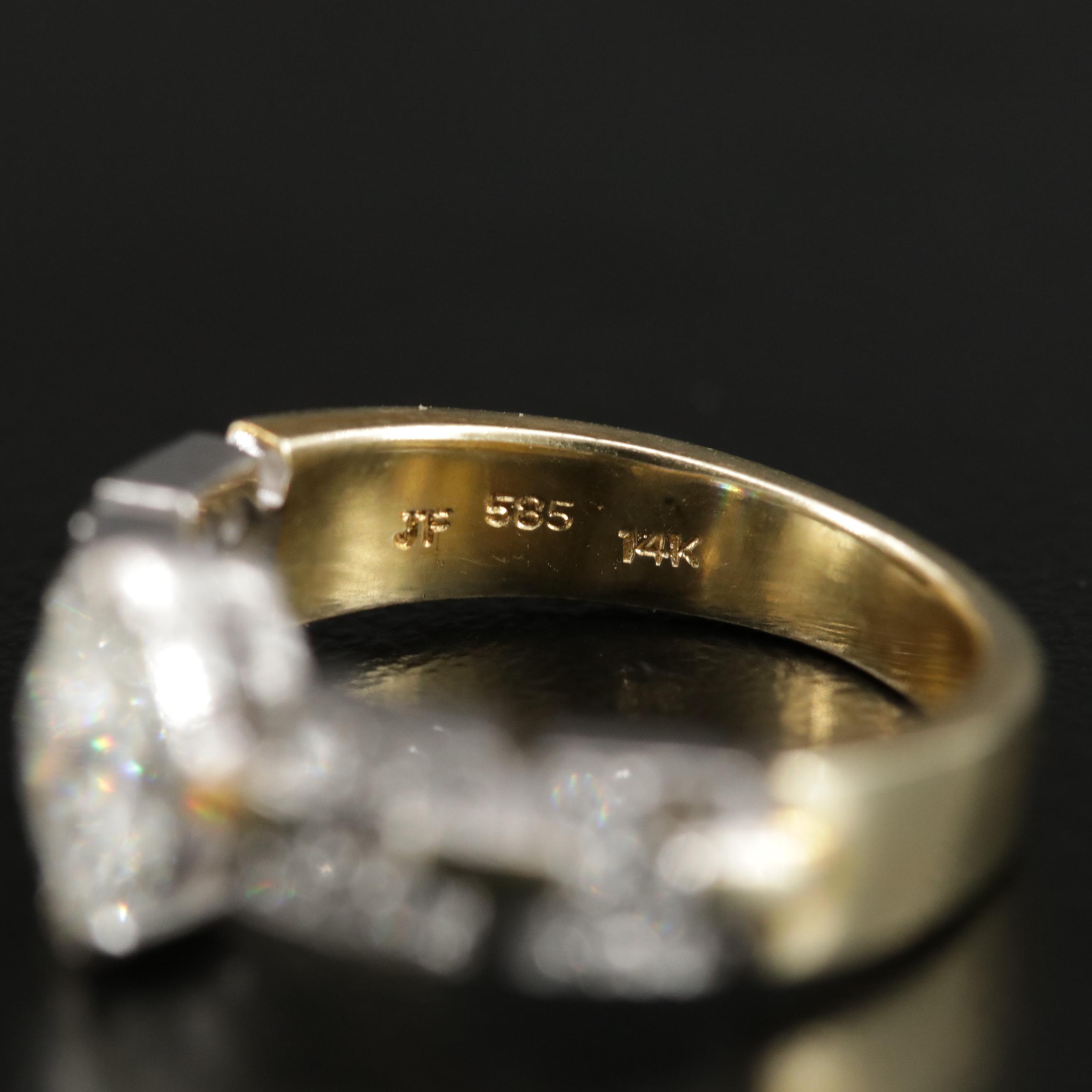 14K Diamond Ring