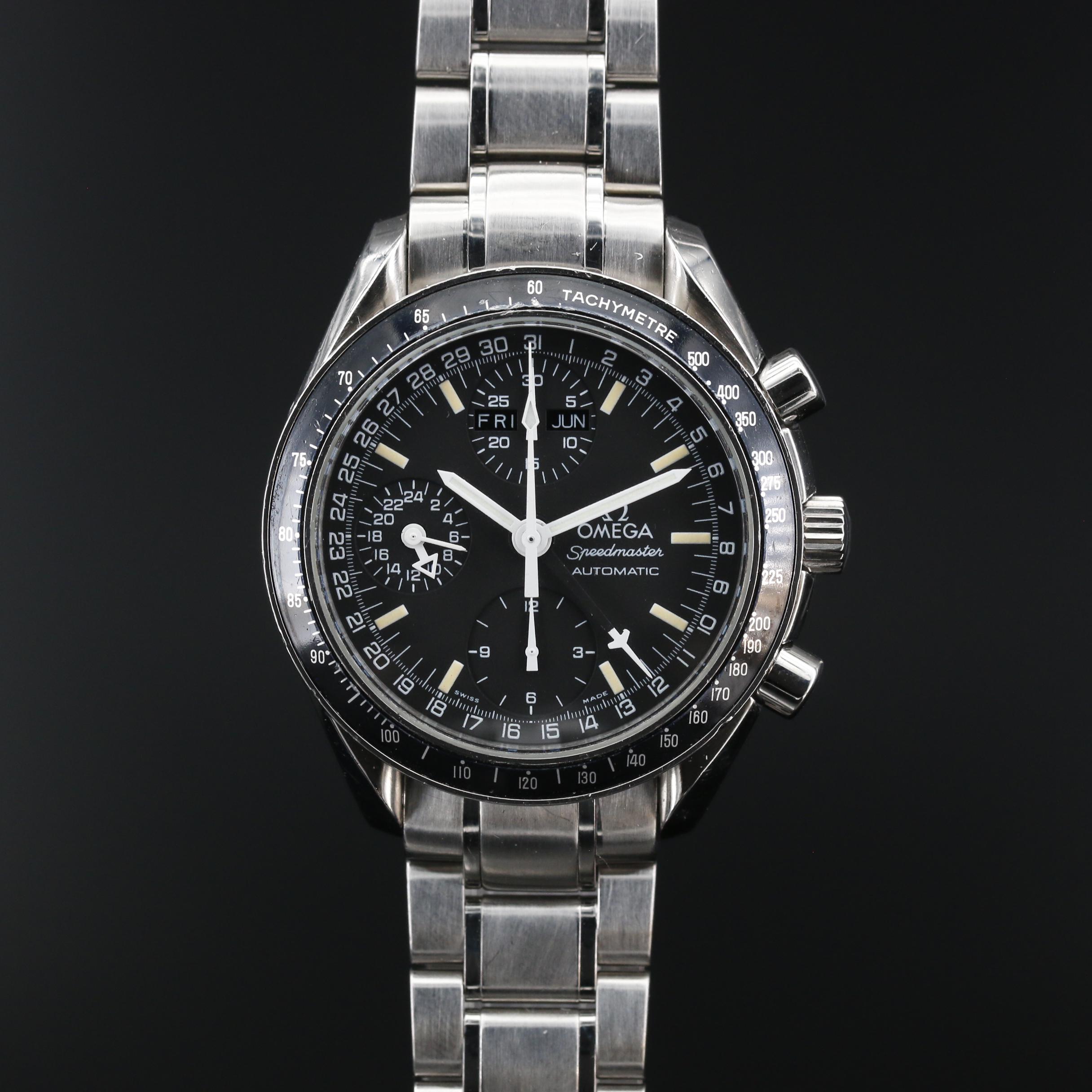 Omega Speedmaster Mark 40 Triple Date Stainless Steel Automatic Watch